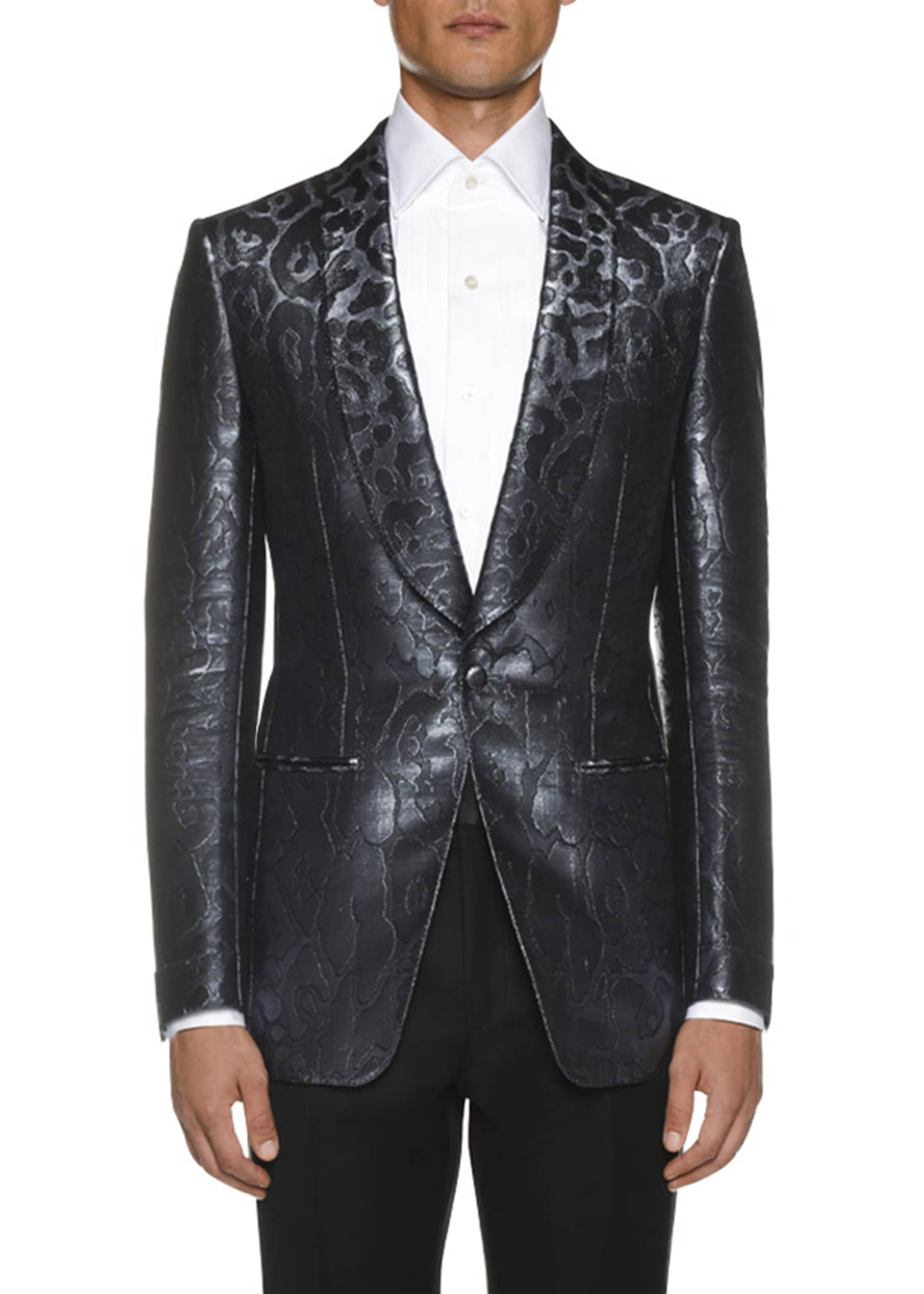 Tom Ford Men S Tonal Print Satin Cocktail Dinner Jacket Bergdorf Goodman Get great deals on ebay! men s tonal print satin cocktail dinner jacket