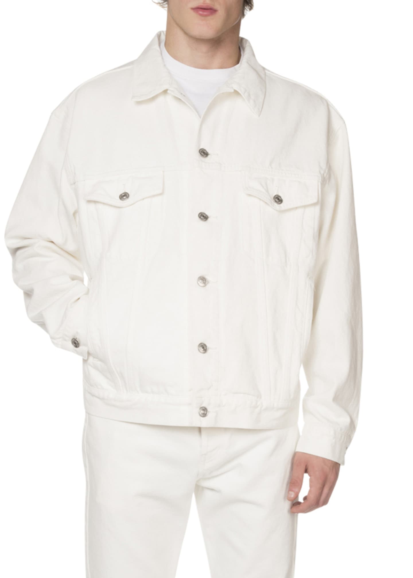 balenciaga jean jacket mens