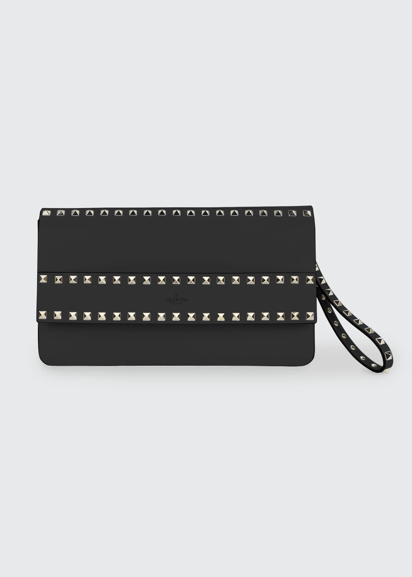 valentino studded clutch bag