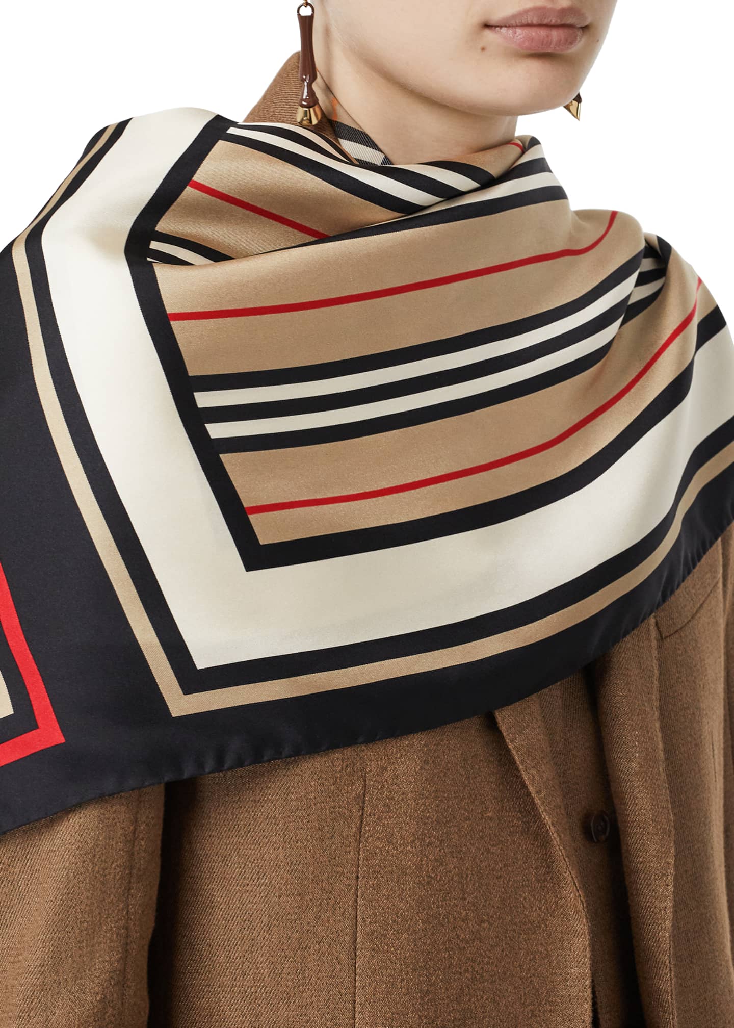 Vintage Burberry Dog Monogram Scarf