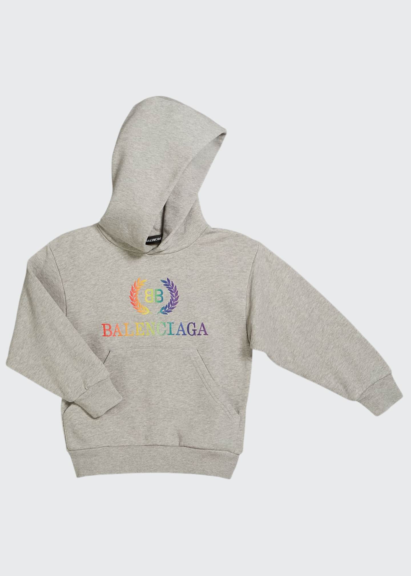 balenciaga rainbow hoodie