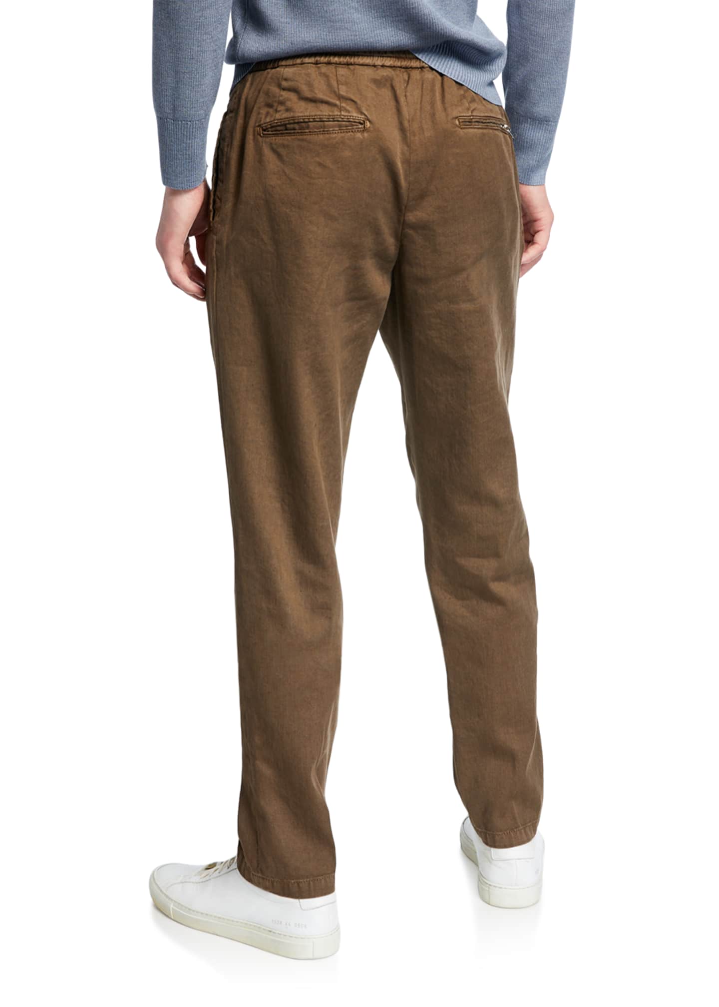 Marco Pescarolo Men's Linen-Cotton Pleated Pants - Bergdorf Goodman