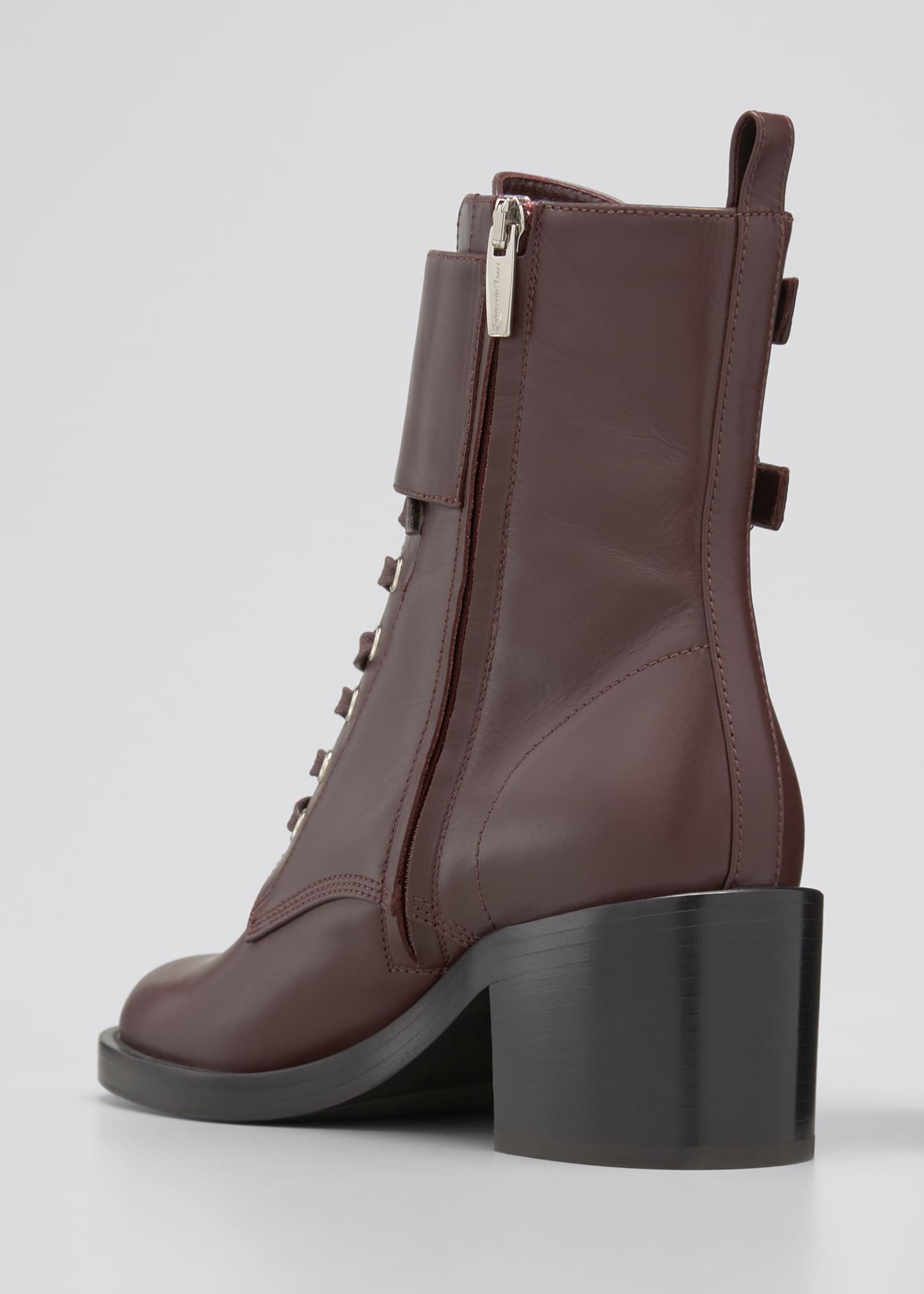 gianvito rossi suede zip combat booties