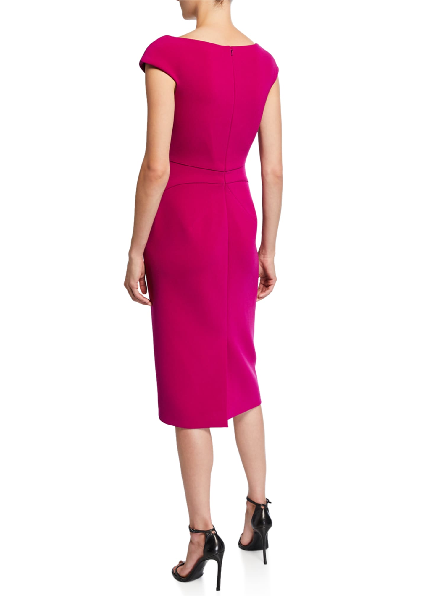 Zac Posen CapSleeve Brocade Cocktail Dress Bergdorf Goodman