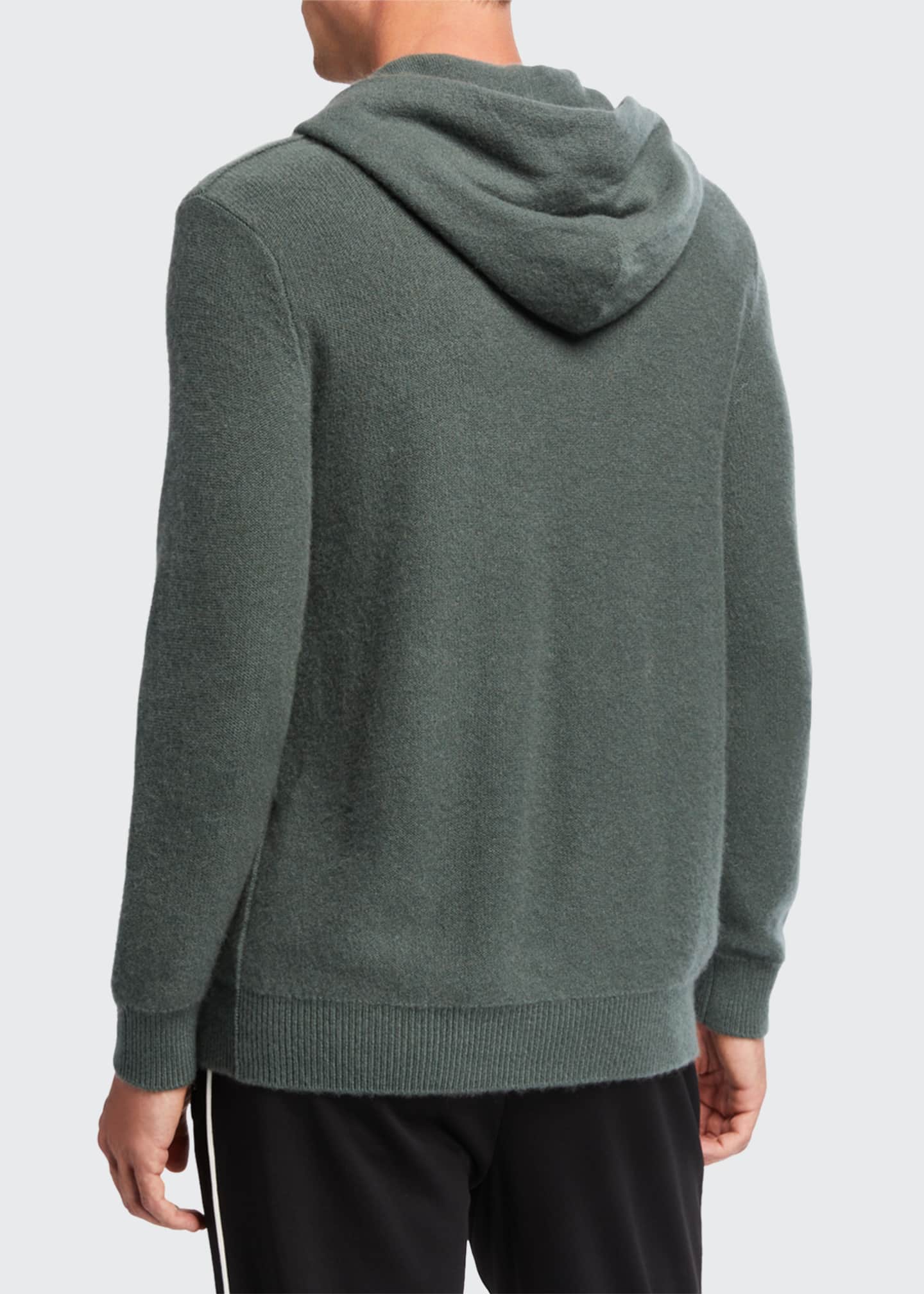 mens cashmere pullover hoodie