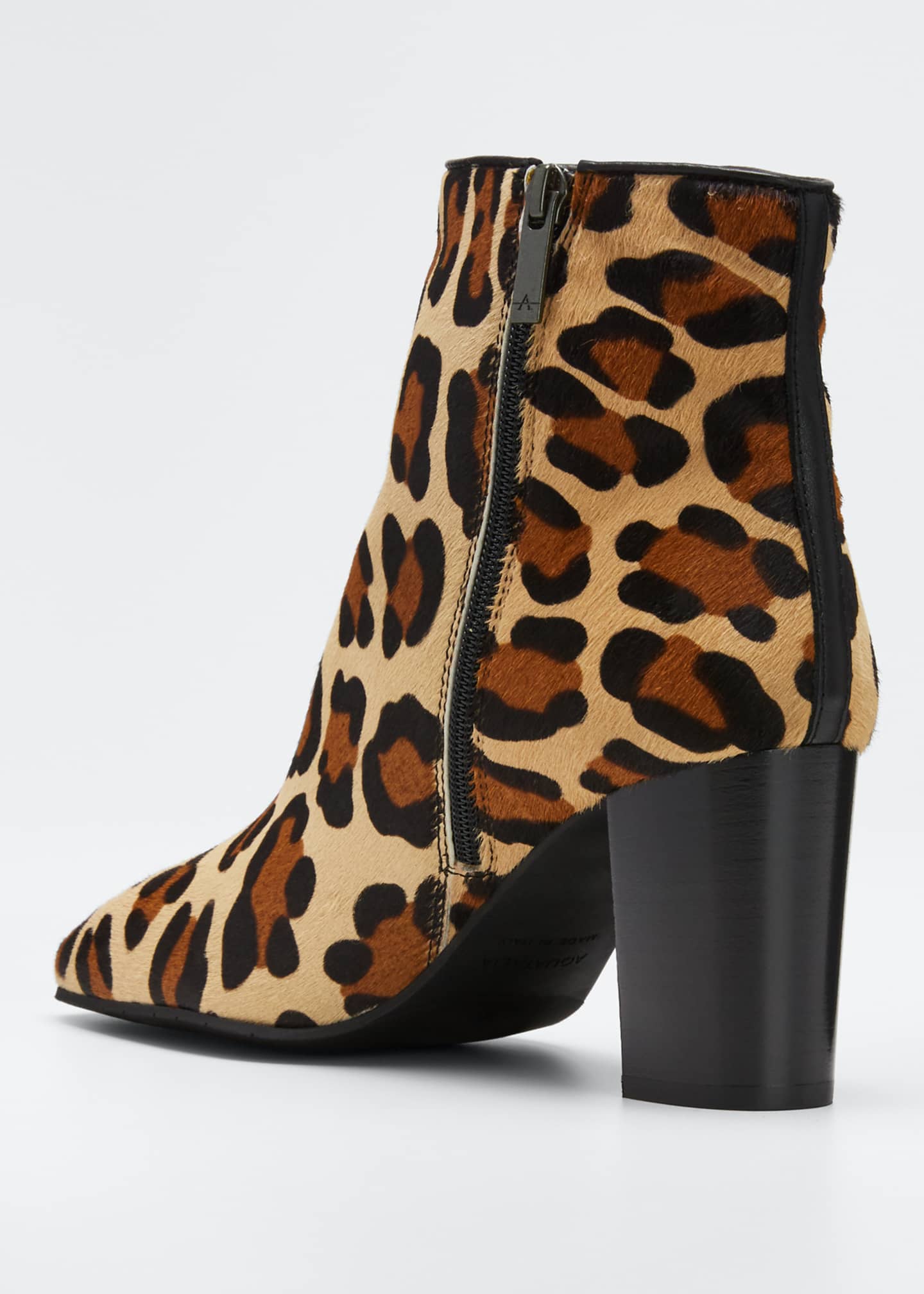 Aquatalia Florita LeopardPrint Calf Hair Booties Bergdorf Goodman