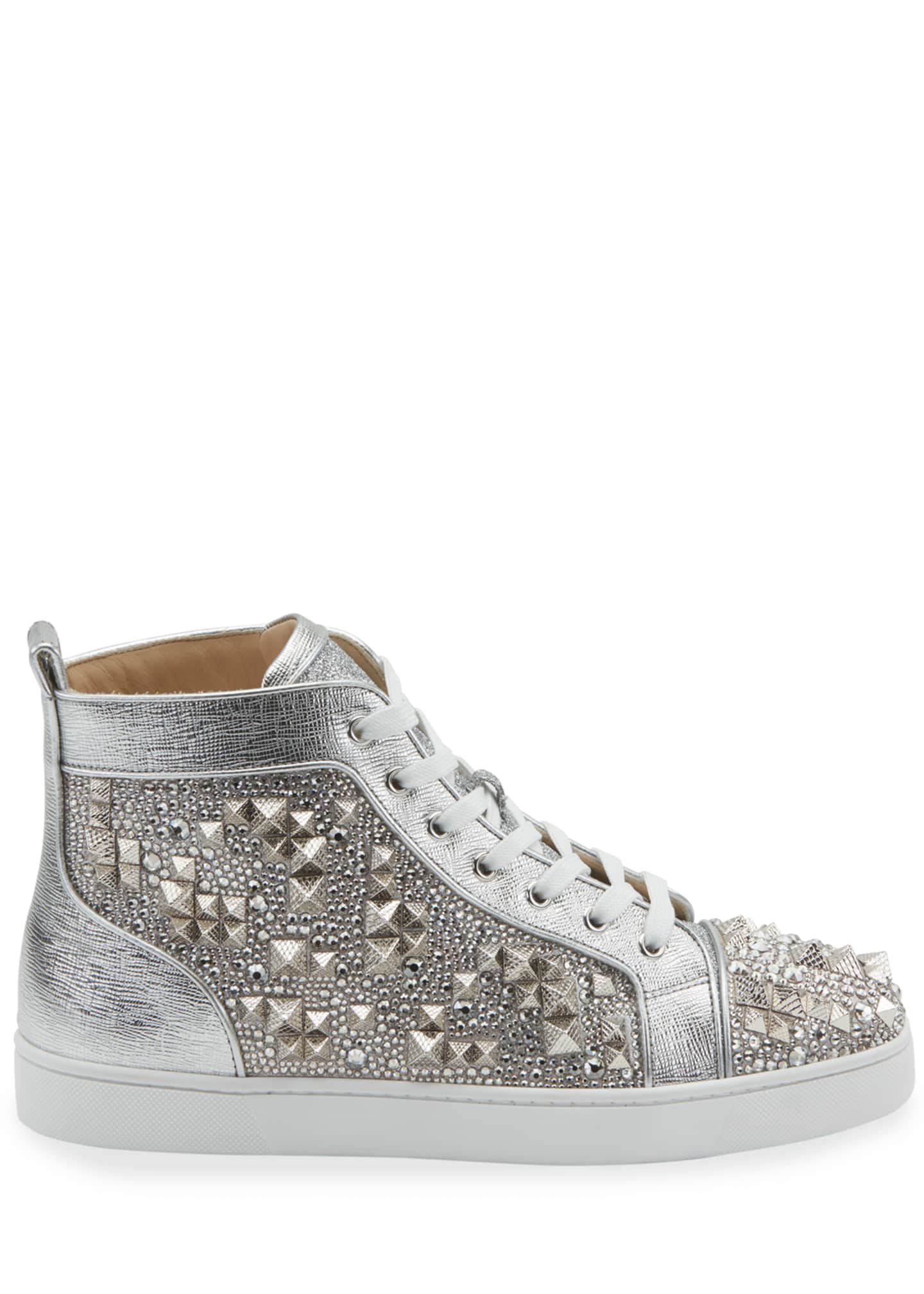 louboutin studded high tops