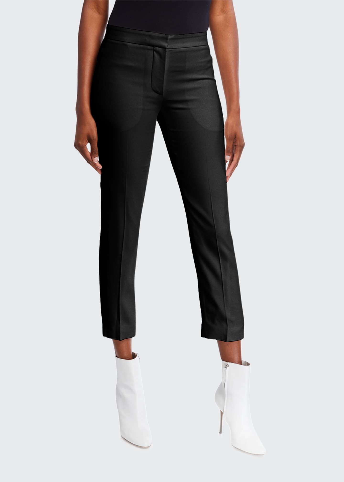 crepe cigarette pants