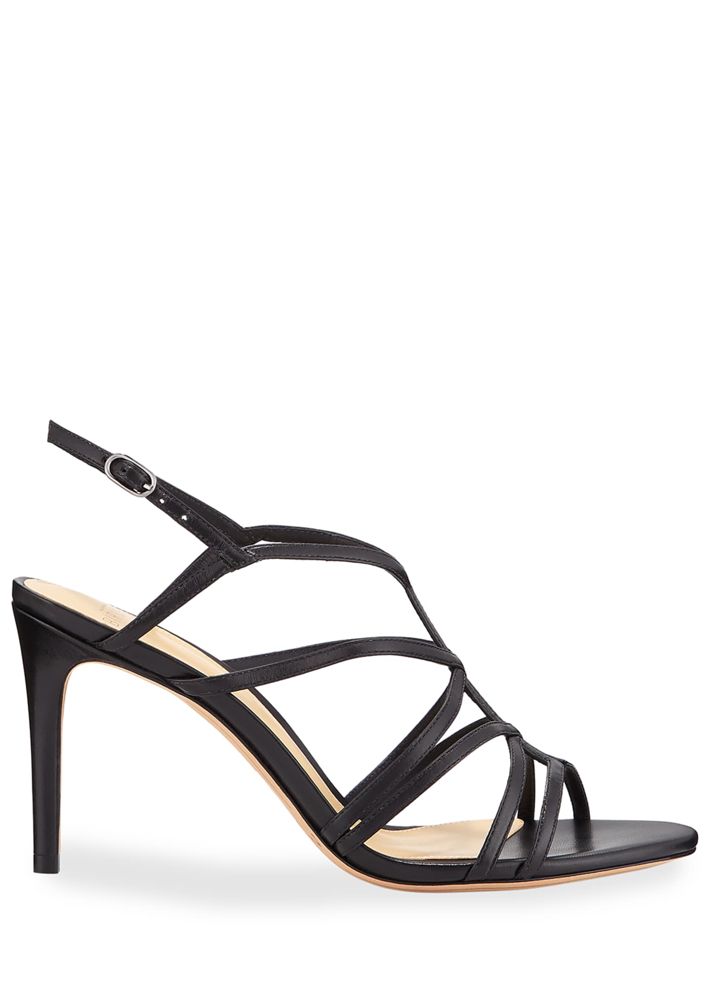 caged sandals mid heel