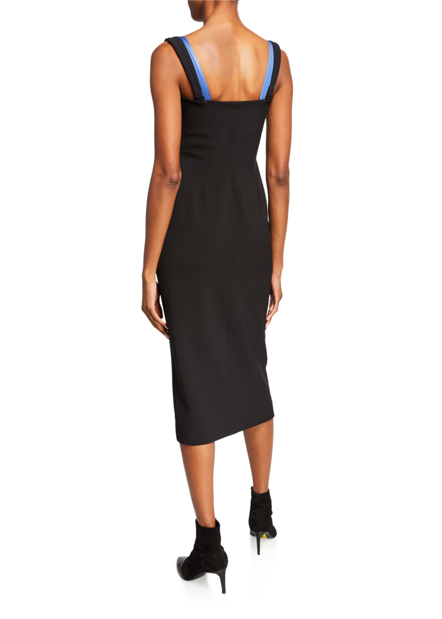 Thierry Mugler Sleeveless Fitted Dress Bergdorf Goodman