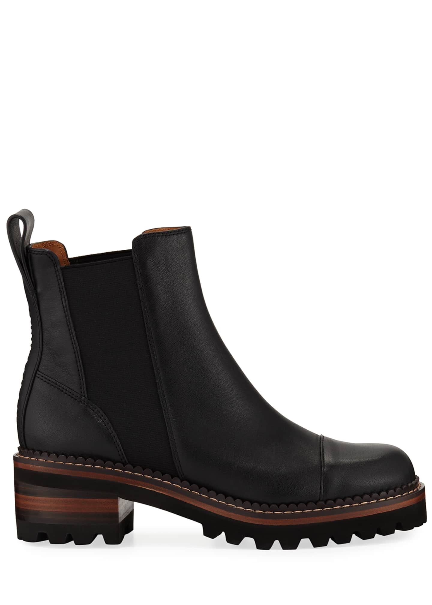 lug sole chelsea boots