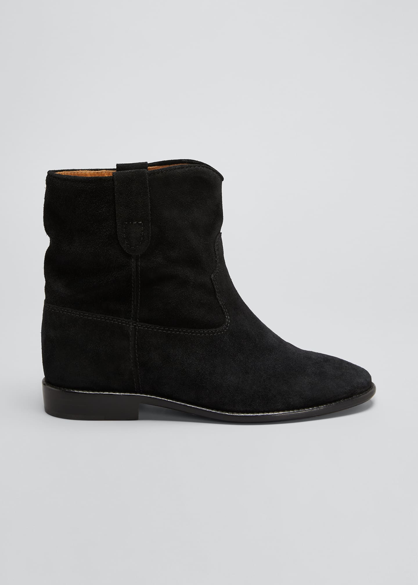 western suede booties