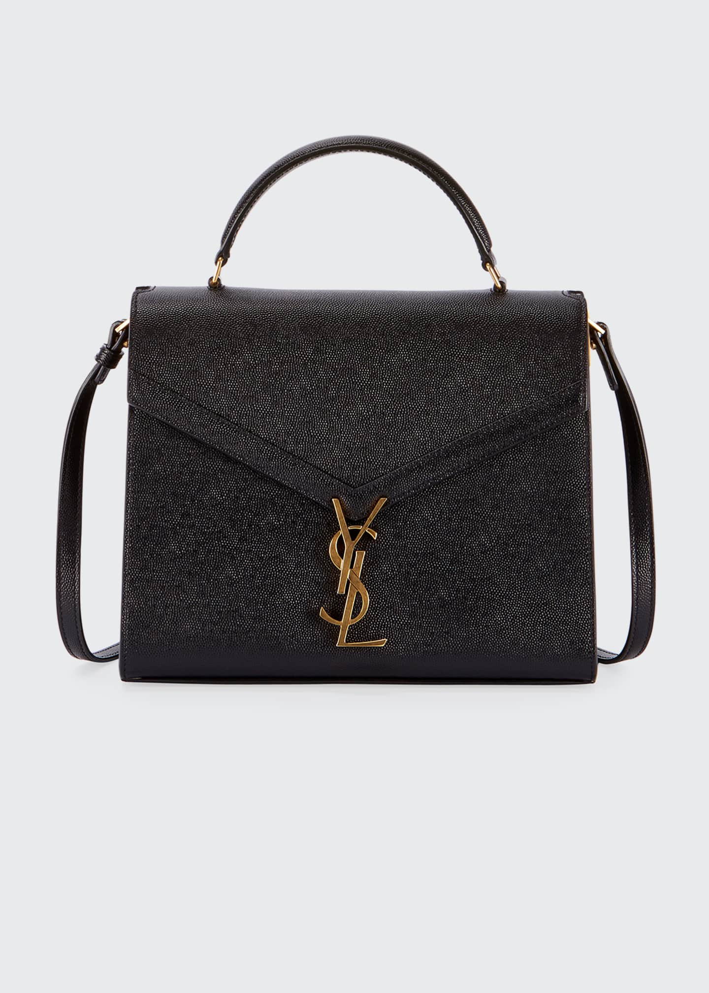 large cassandra calfskin shoulder bag