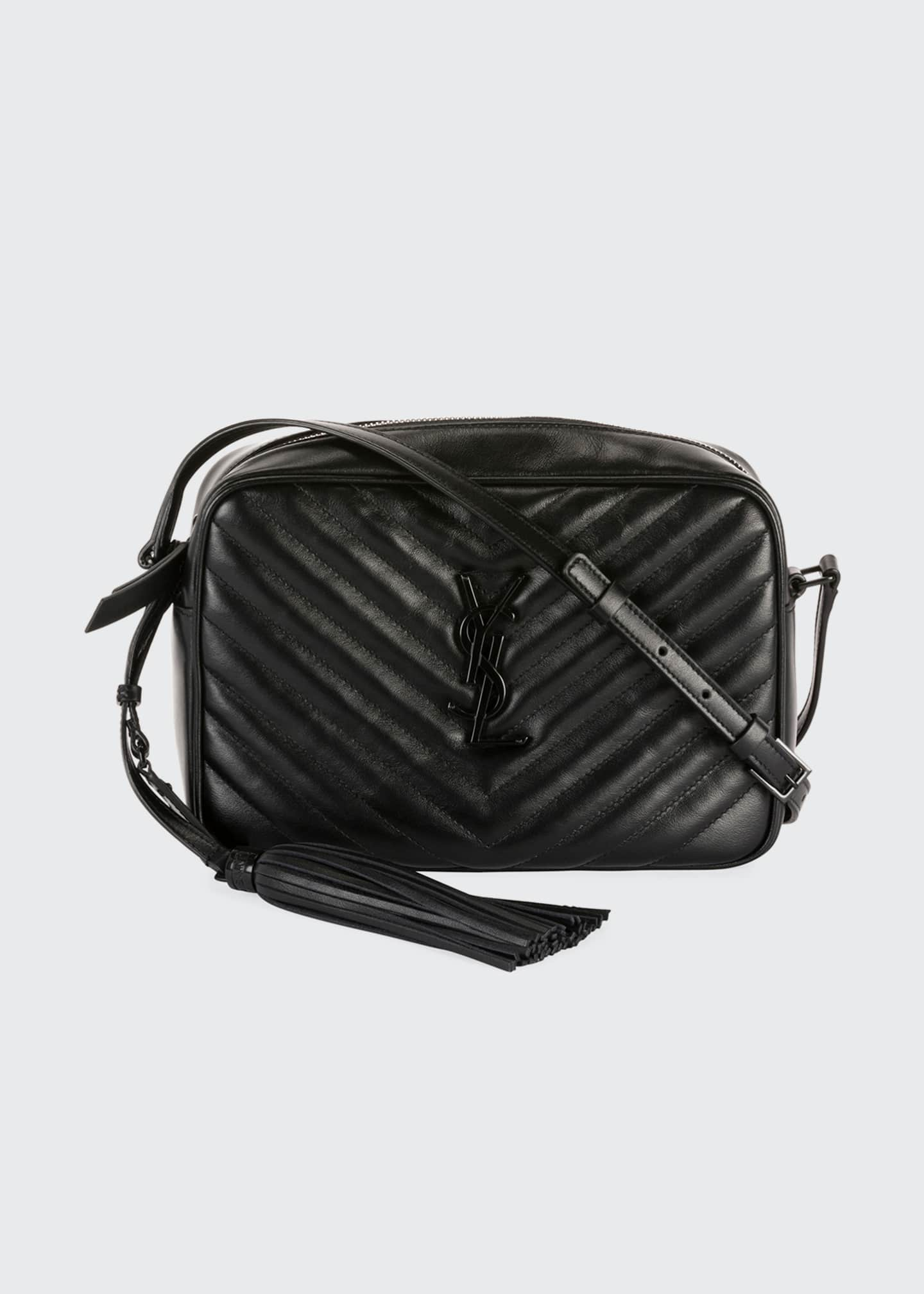 ysl black and white crossbody