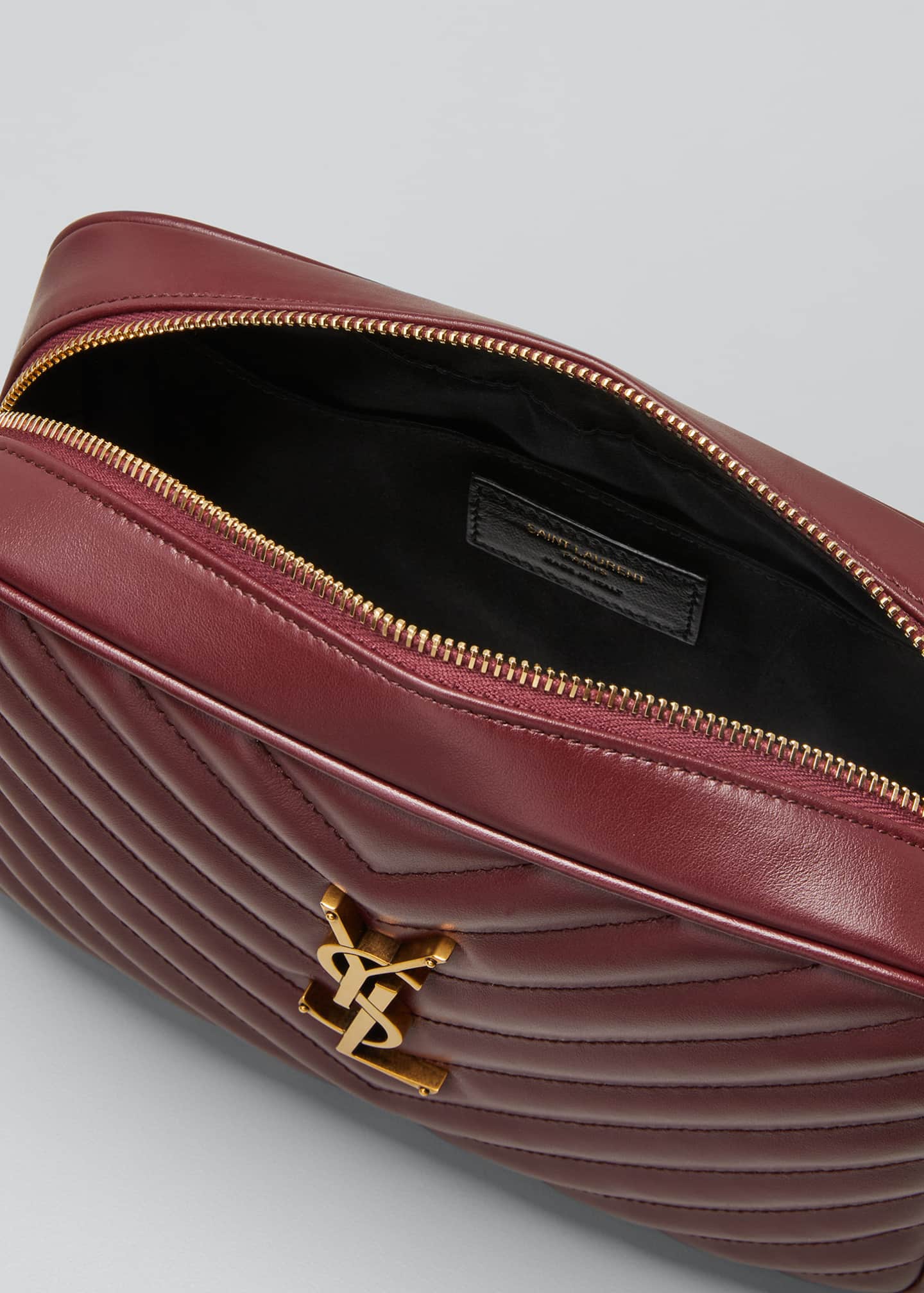 Saint Laurent Lou Medium Monogram YSL Calf Crossbody Bag Bergdorf Goodman