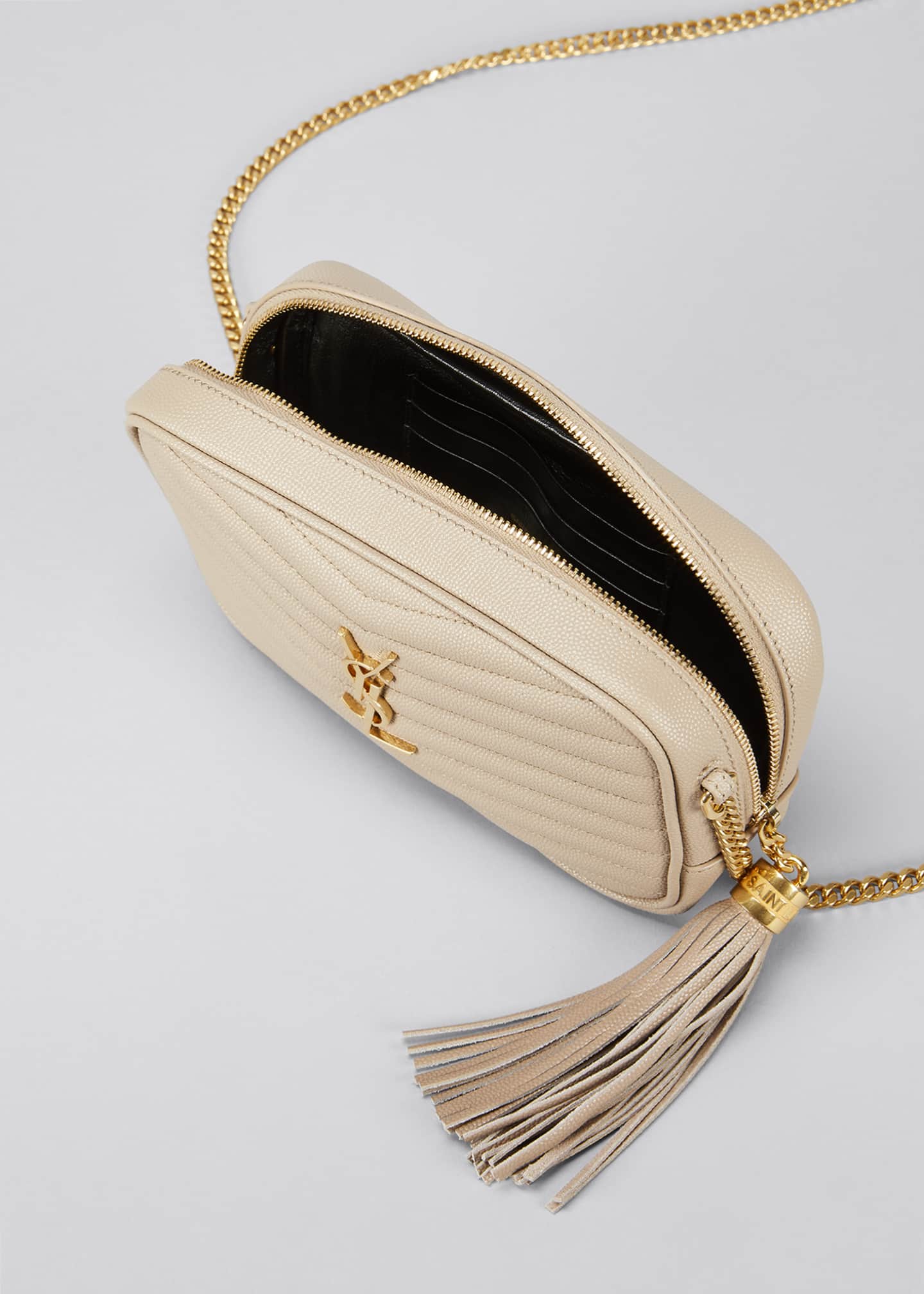white ysl mini bag