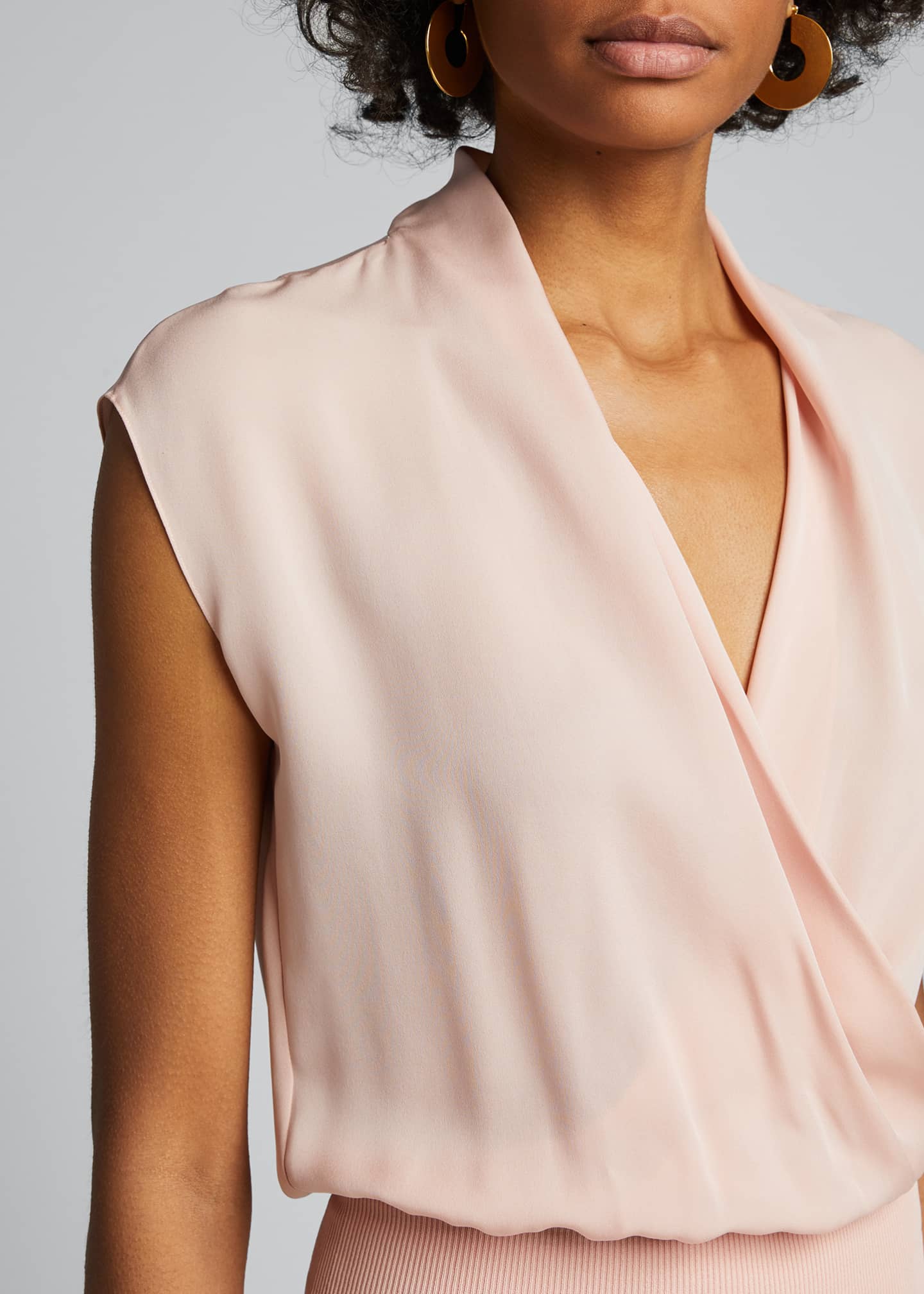 theory silk blouses
