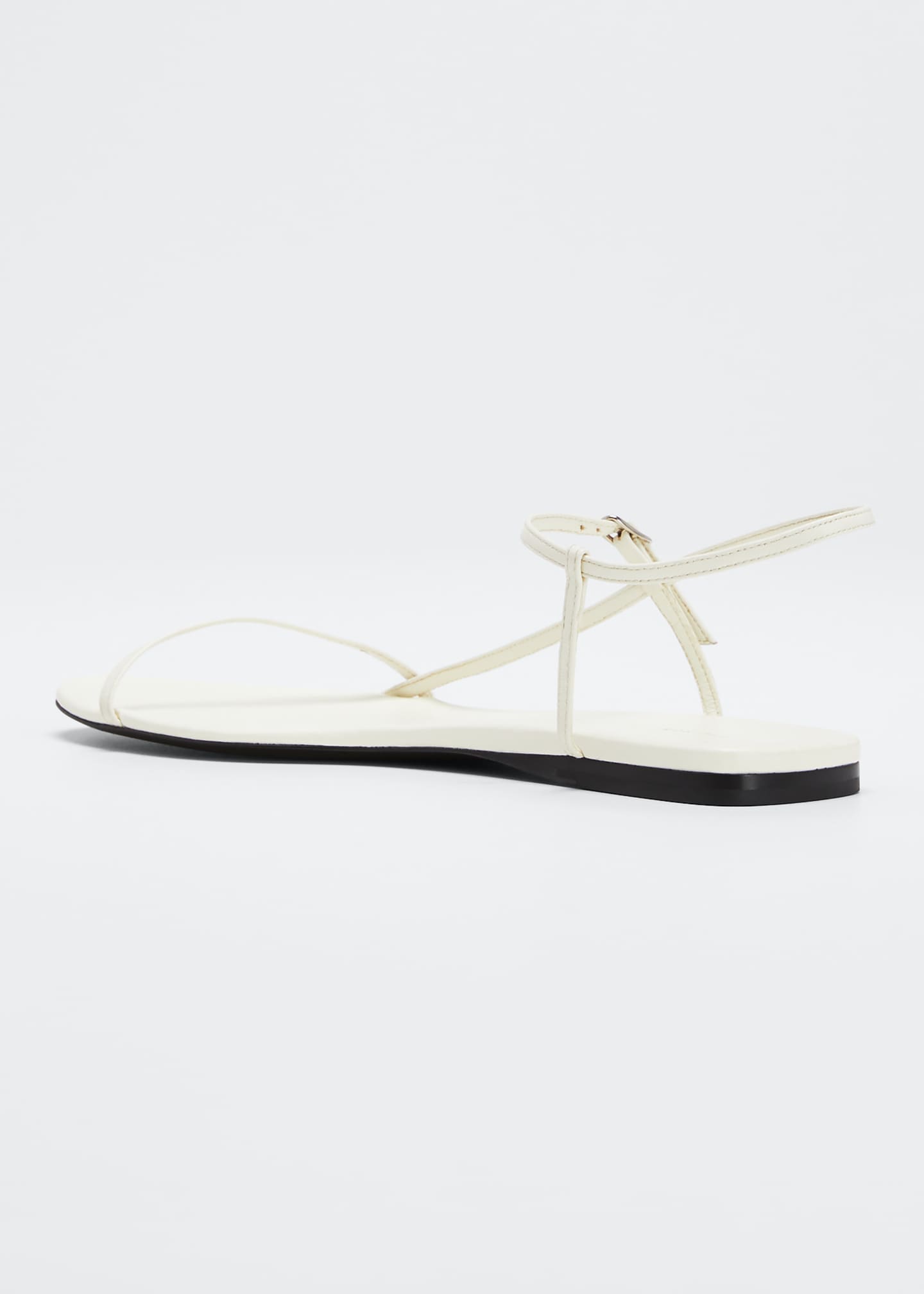 the row white sandals