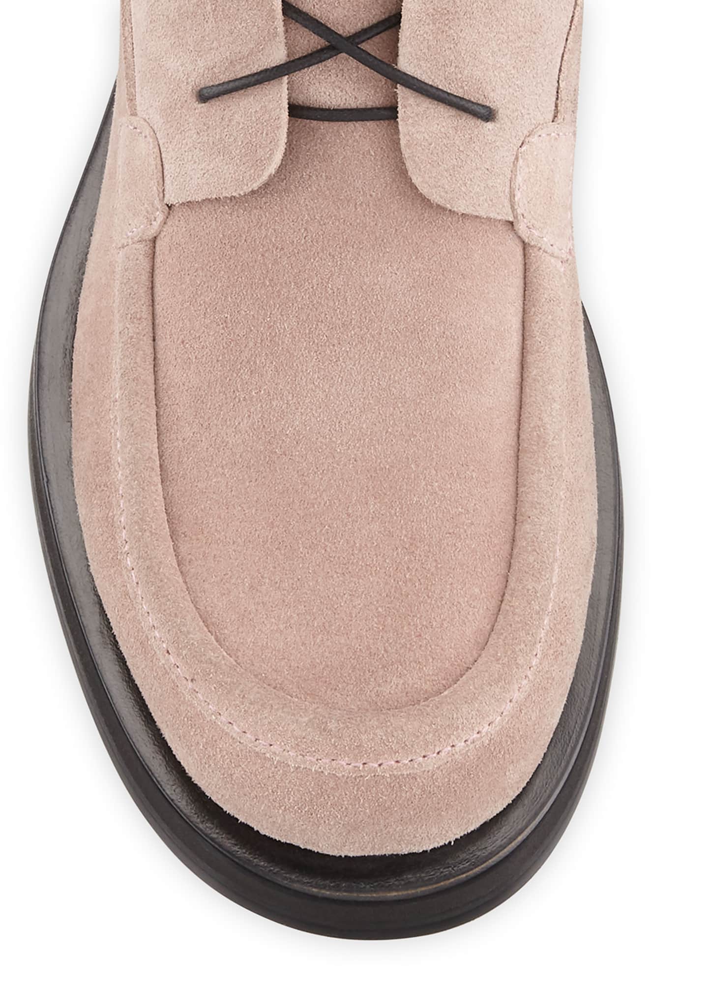 the row suede boots