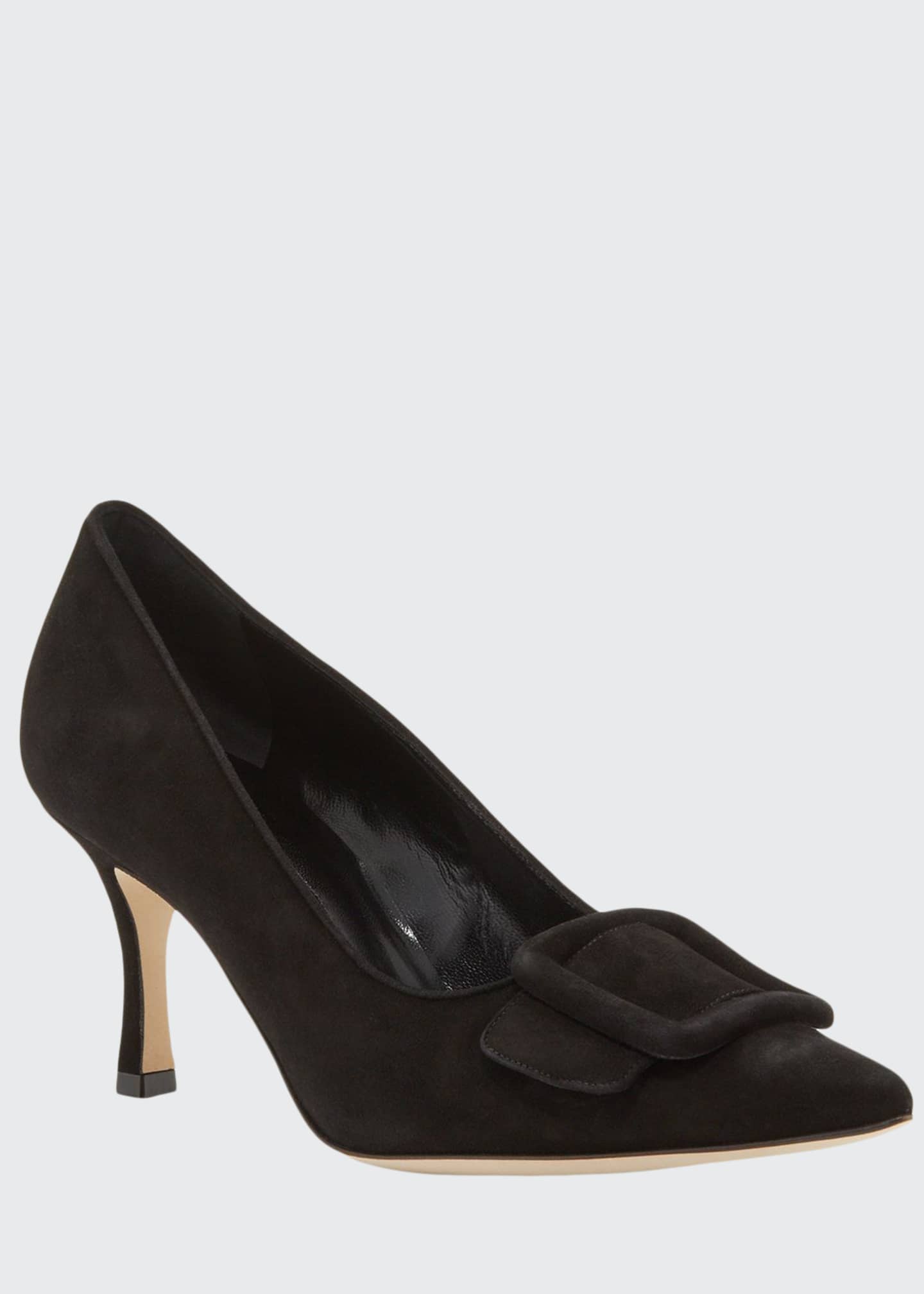 manolo blahnik buckle heels