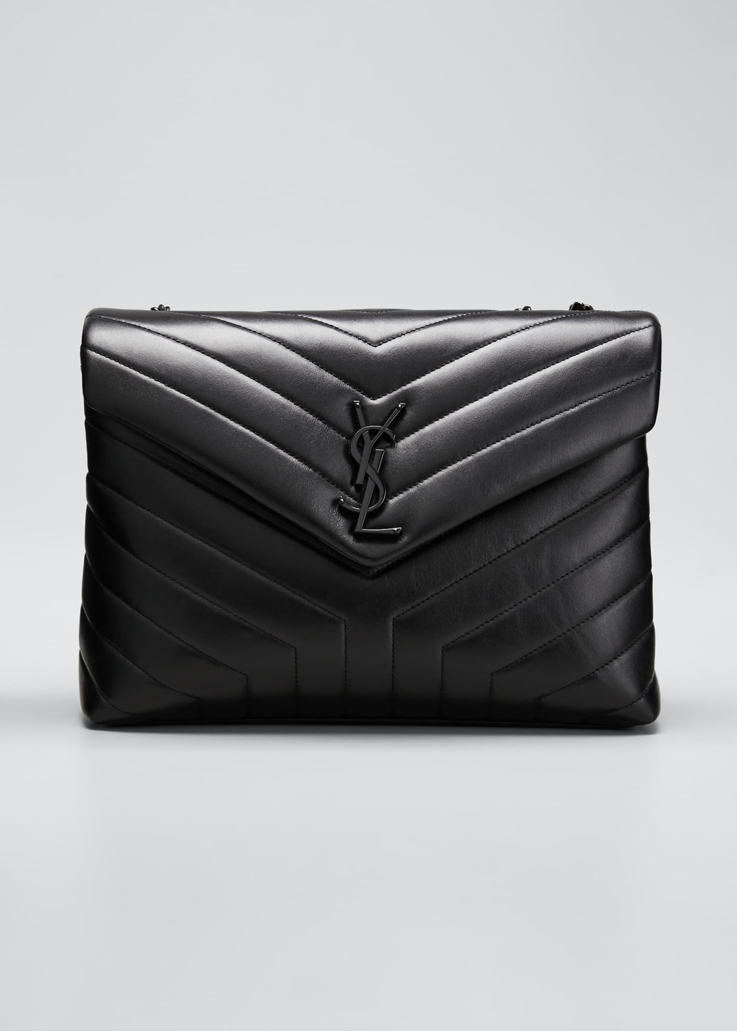 saint laurent medium loulou matelassé leather shoulder bag