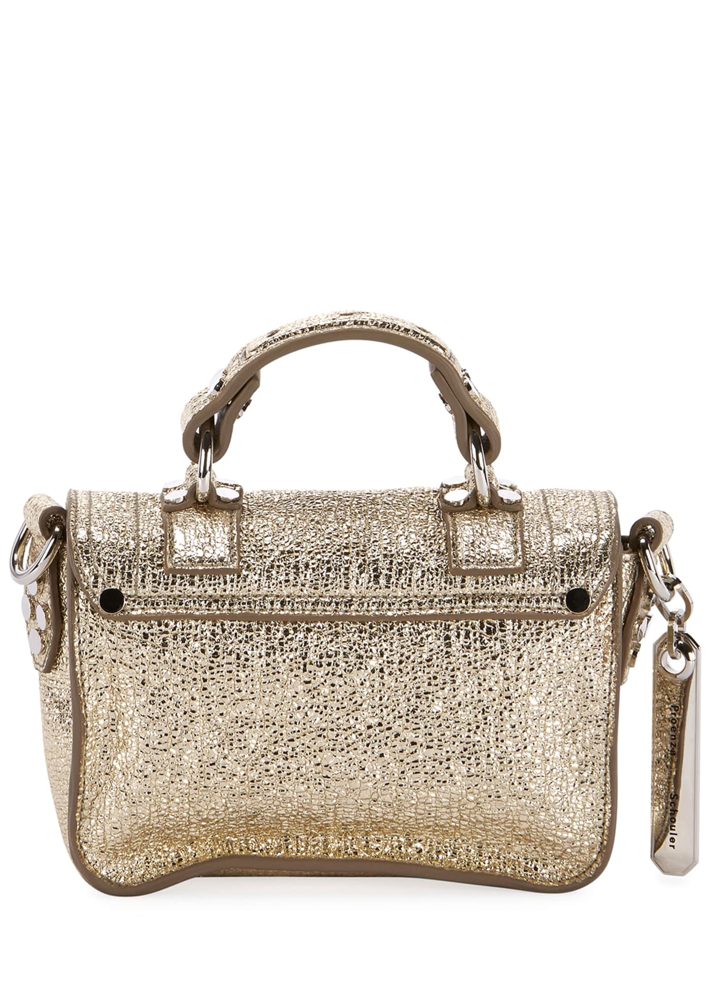 Proenza Schouler Ps1 Micro Lux Metallic Crossbody Bag - Bergdorf Goodman