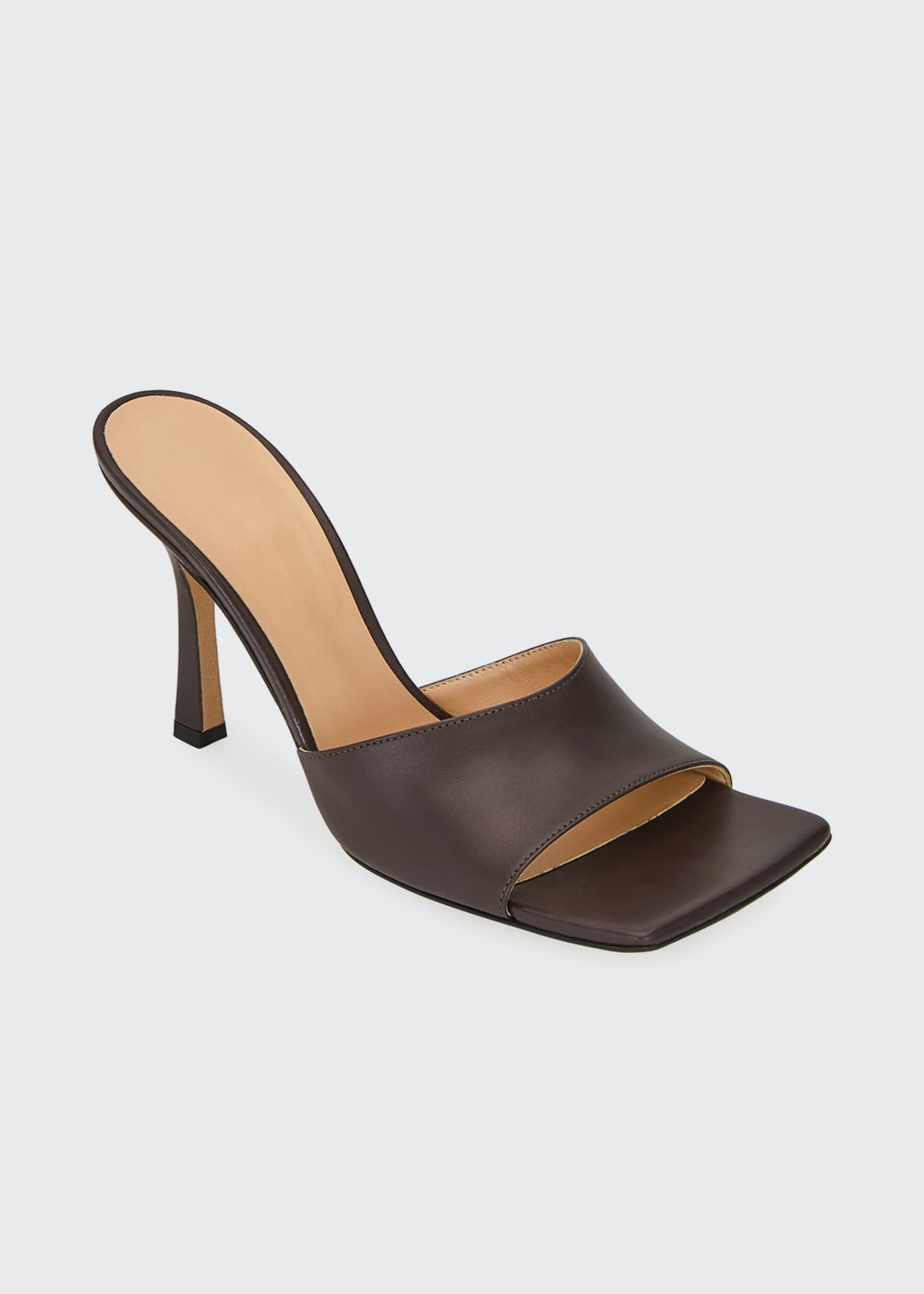 bottega square toe mules