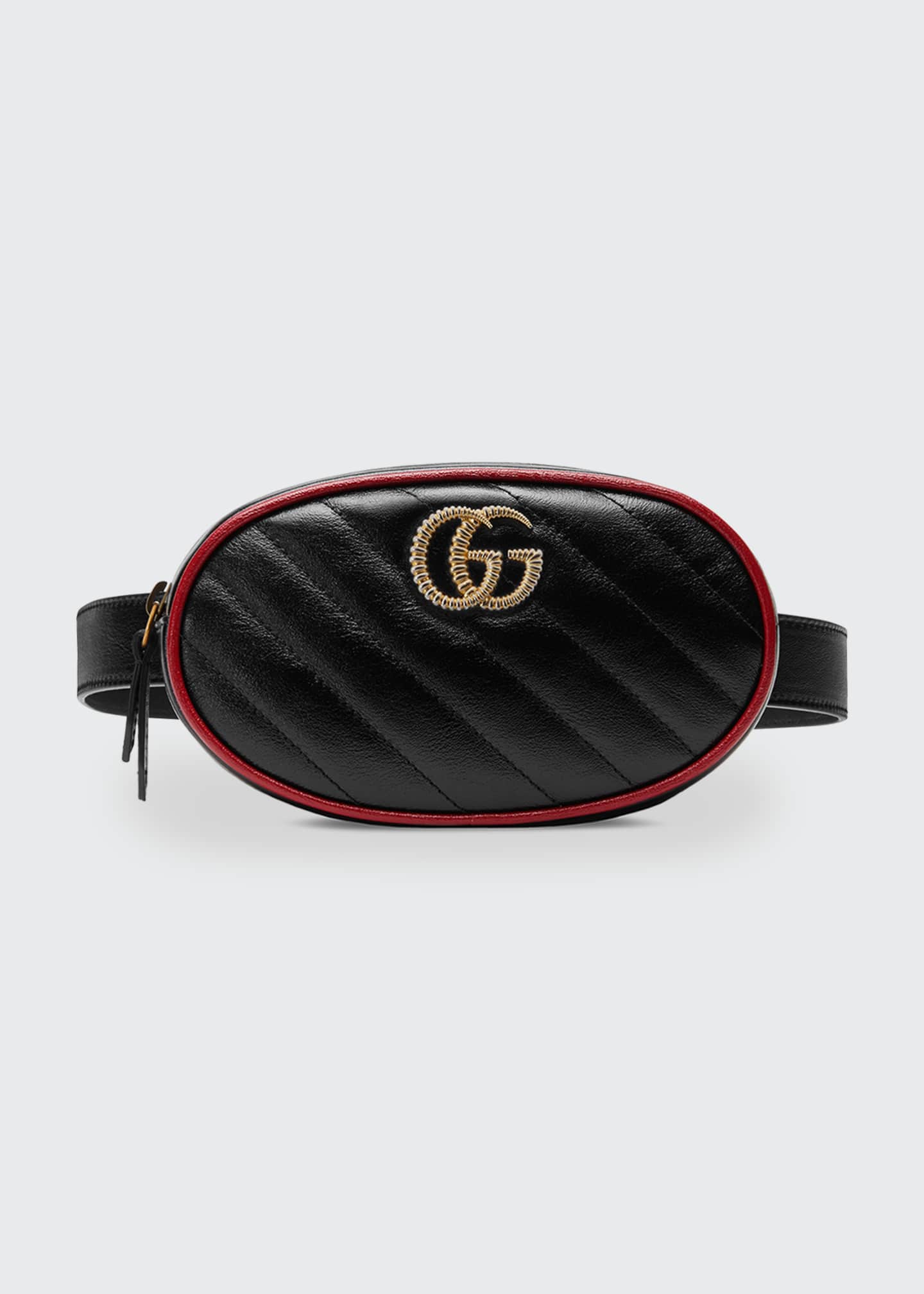 gg marmont leather belt bag