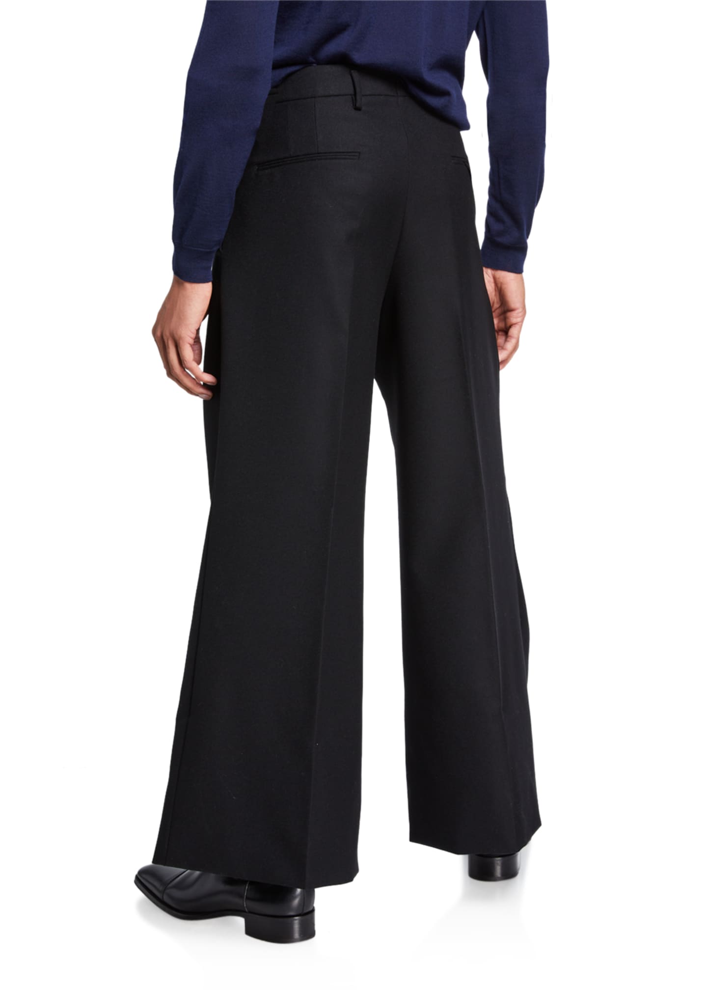 Bottega Men's WideLeg Lightweight Wool Pants Bergdorf Goodman