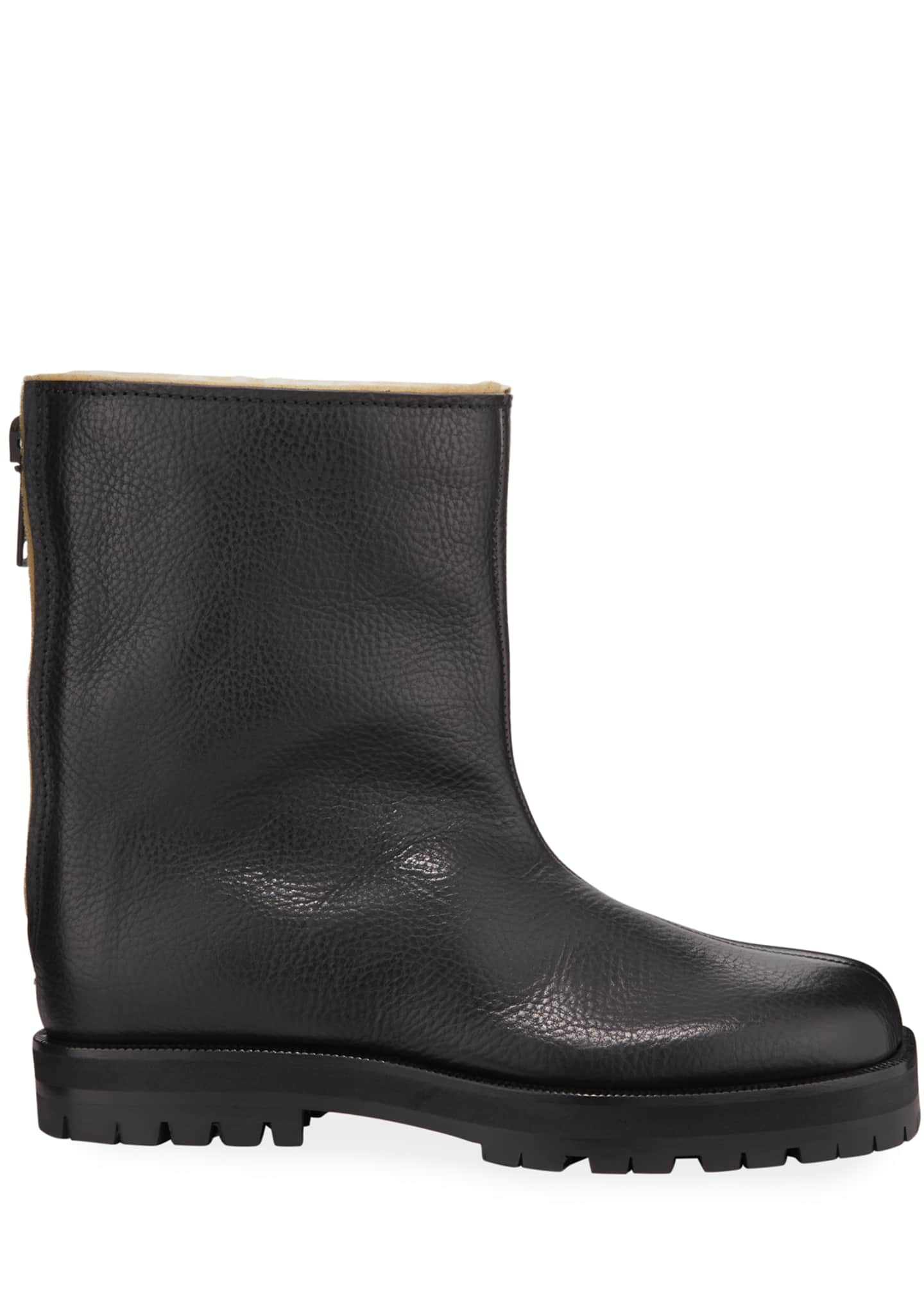 maison margiela fur boots