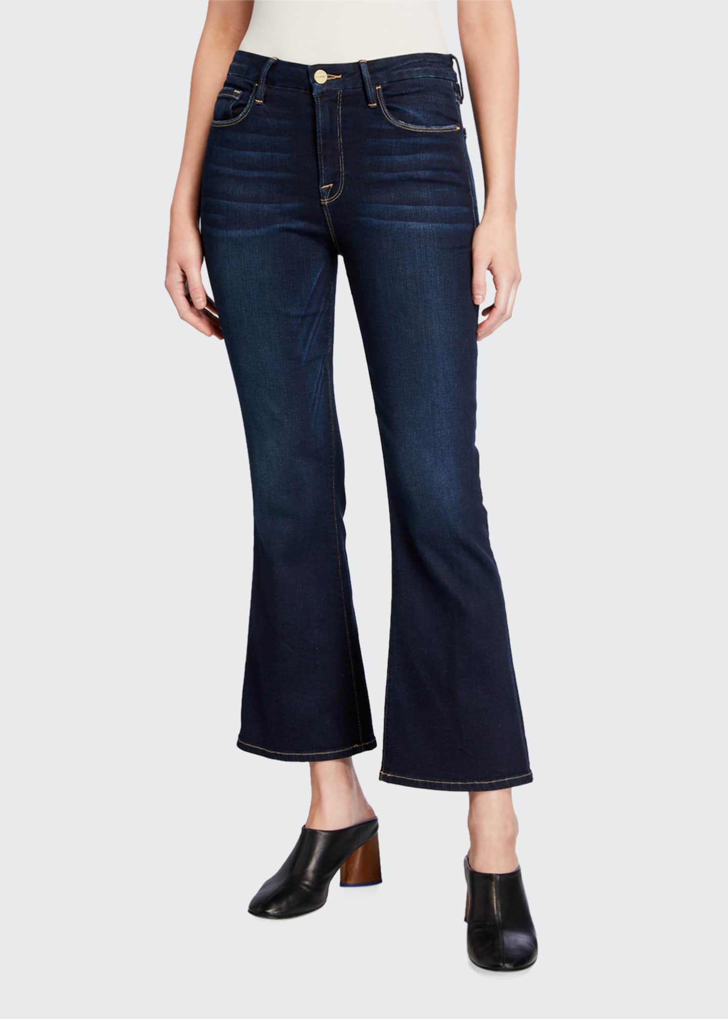 frame boot cut jeans