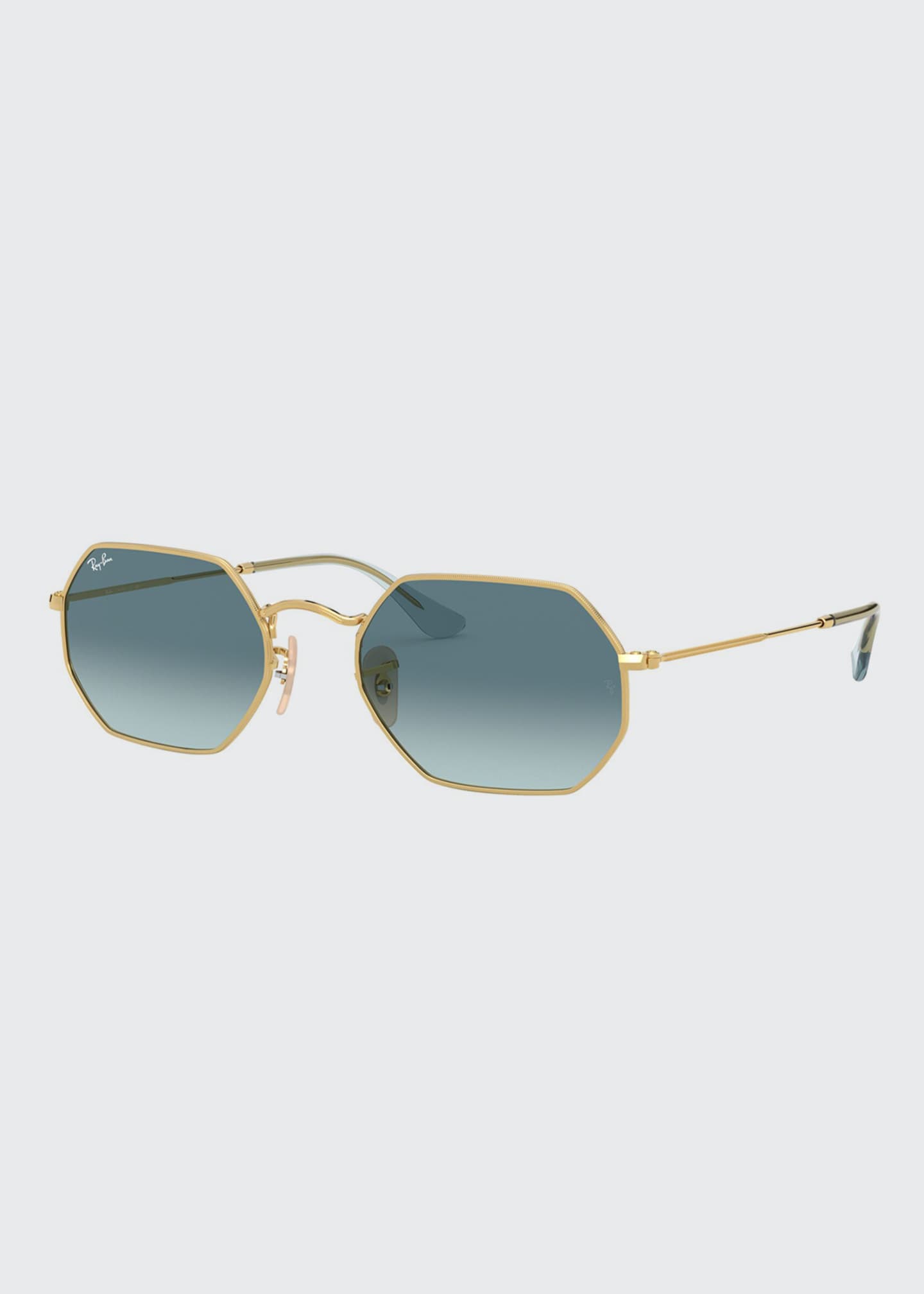 Ray-Ban Octagonal Metal Sunglasses - Bergdorf Goodman