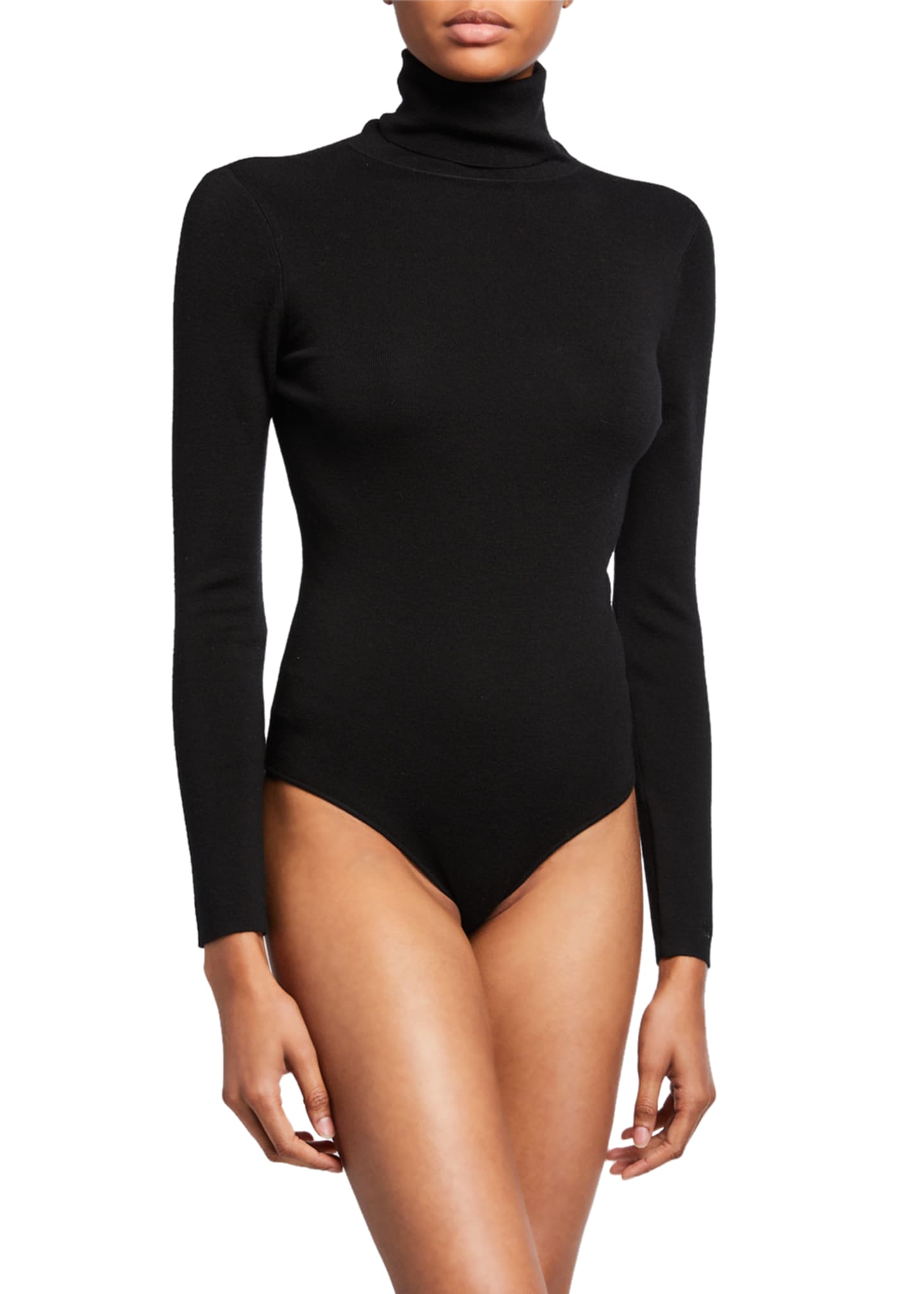Loulou Studio WoolCashmere Turtleneck Bodysuit Bergdorf Goodman