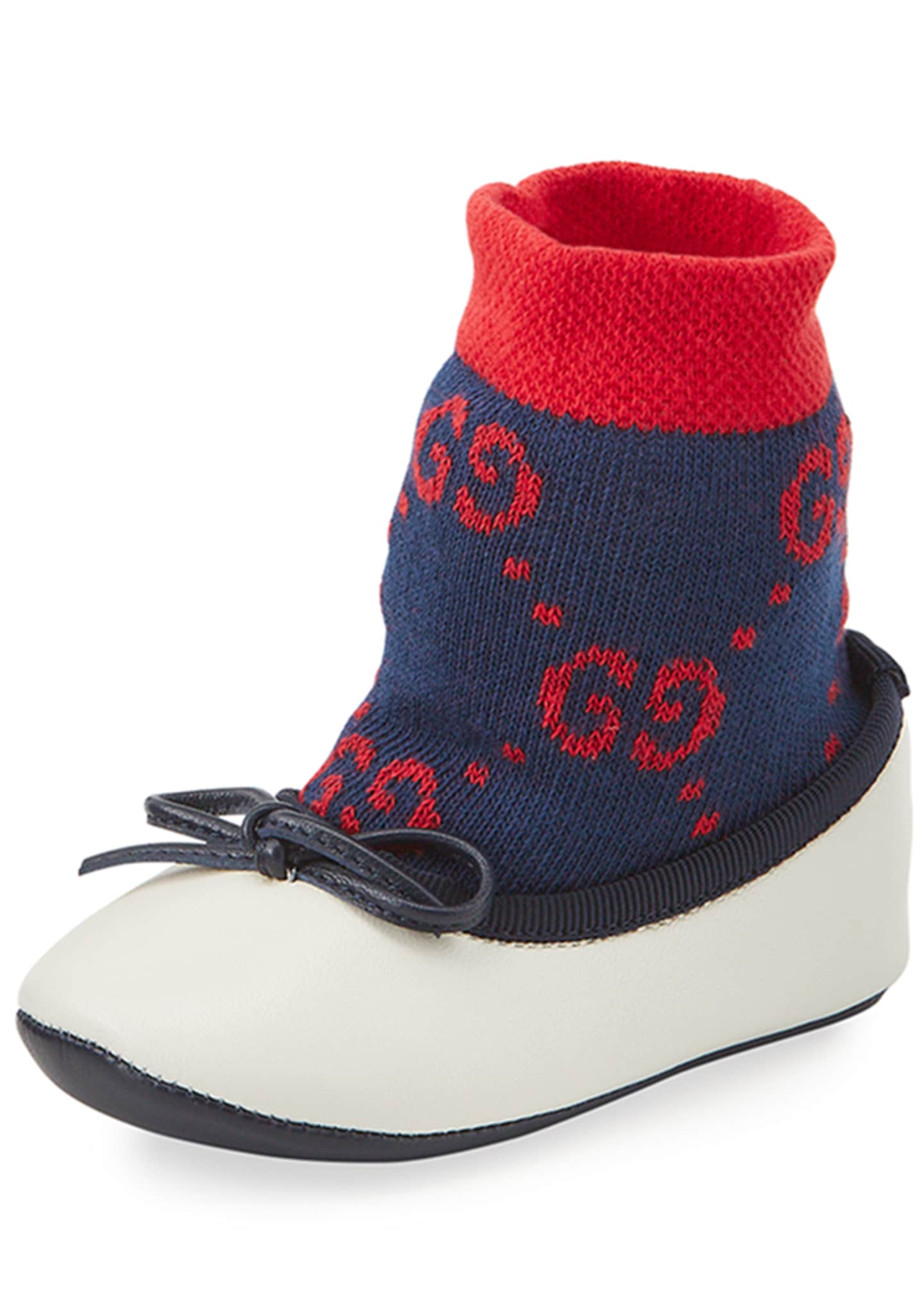 baby shoes with socks attached