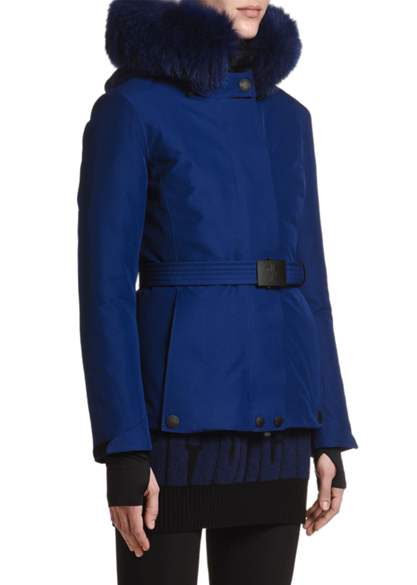 moncler belted coat