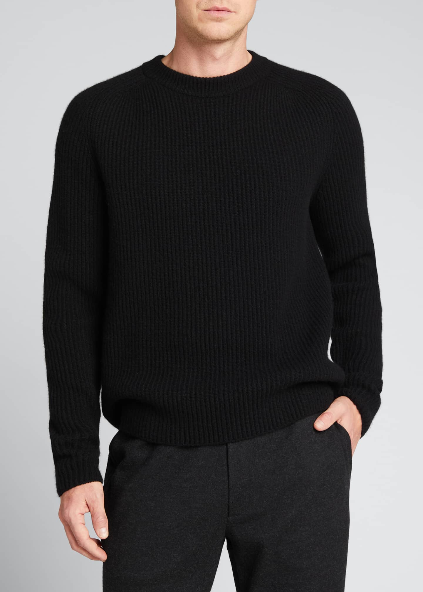 THE ROW Men's Benji Crewneck Cashmere Sweater - Bergdorf Goodman