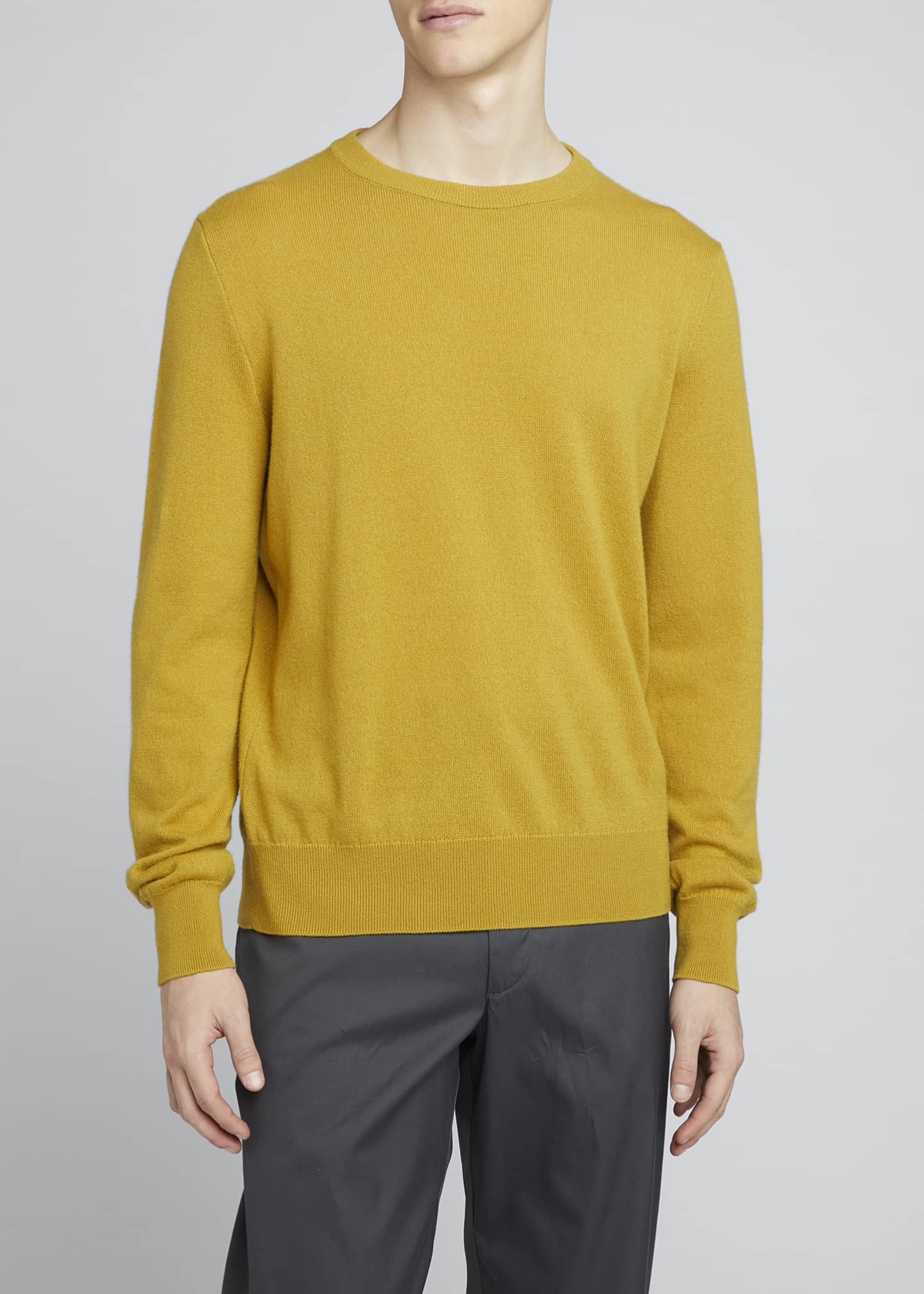 THE ROW Men's Benji Crewneck Cashmere Sweater - Bergdorf Goodman