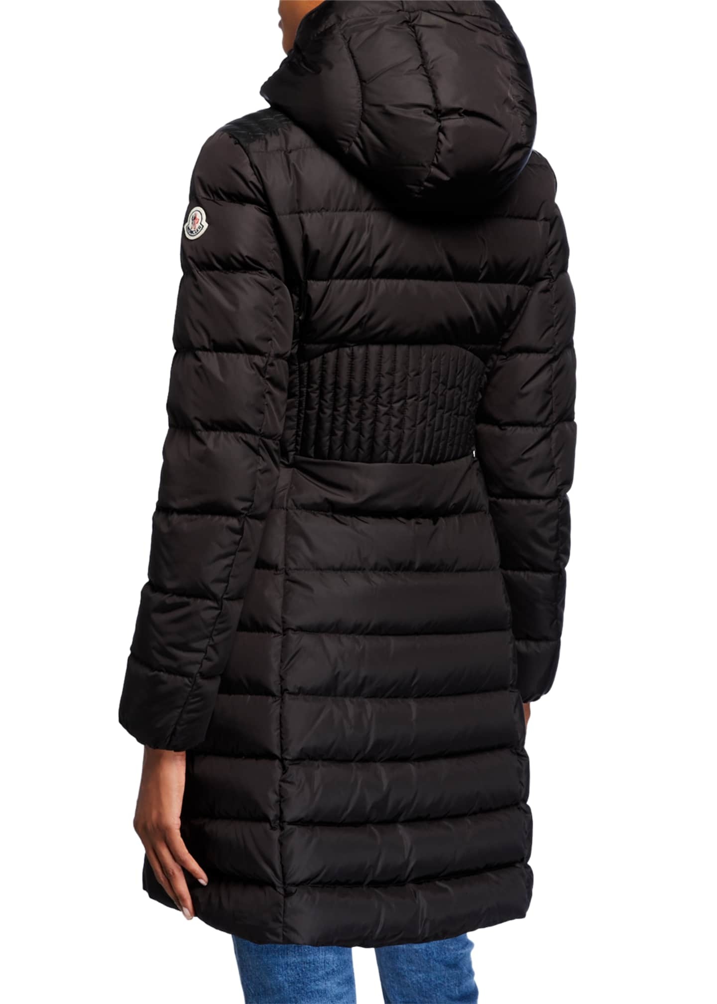 Moncler Talev Long Puffer Coat w/ Hood - Bergdorf Goodman