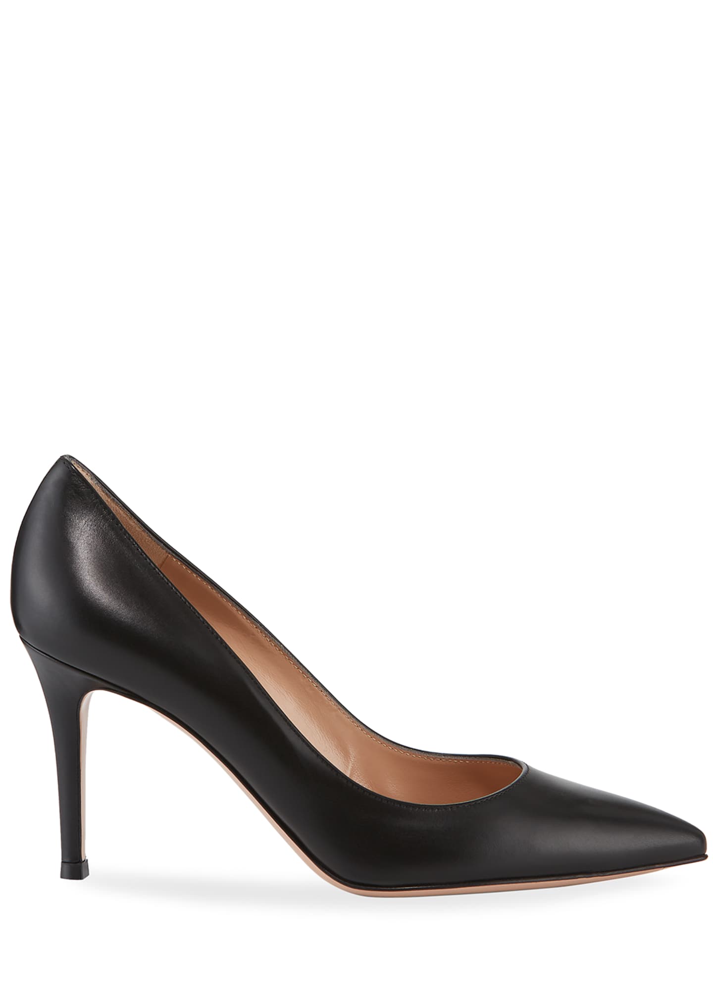 Gianvito Rossi Gianvito 85 Vitello Leather PointToe Pumps Bergdorf