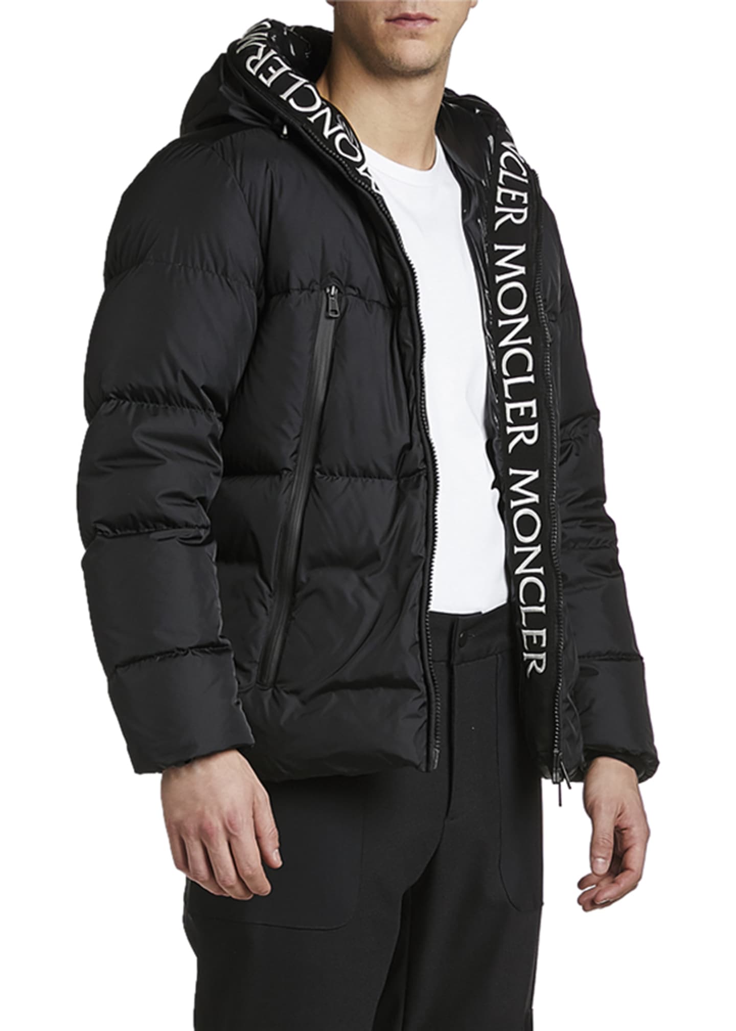 moncler mens jacket with hood