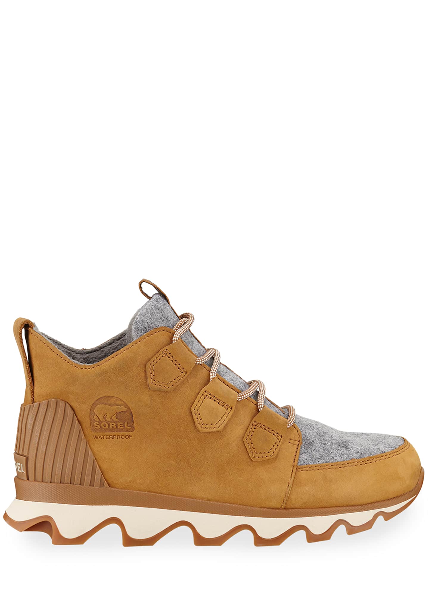 sorel kinetic caribou tan