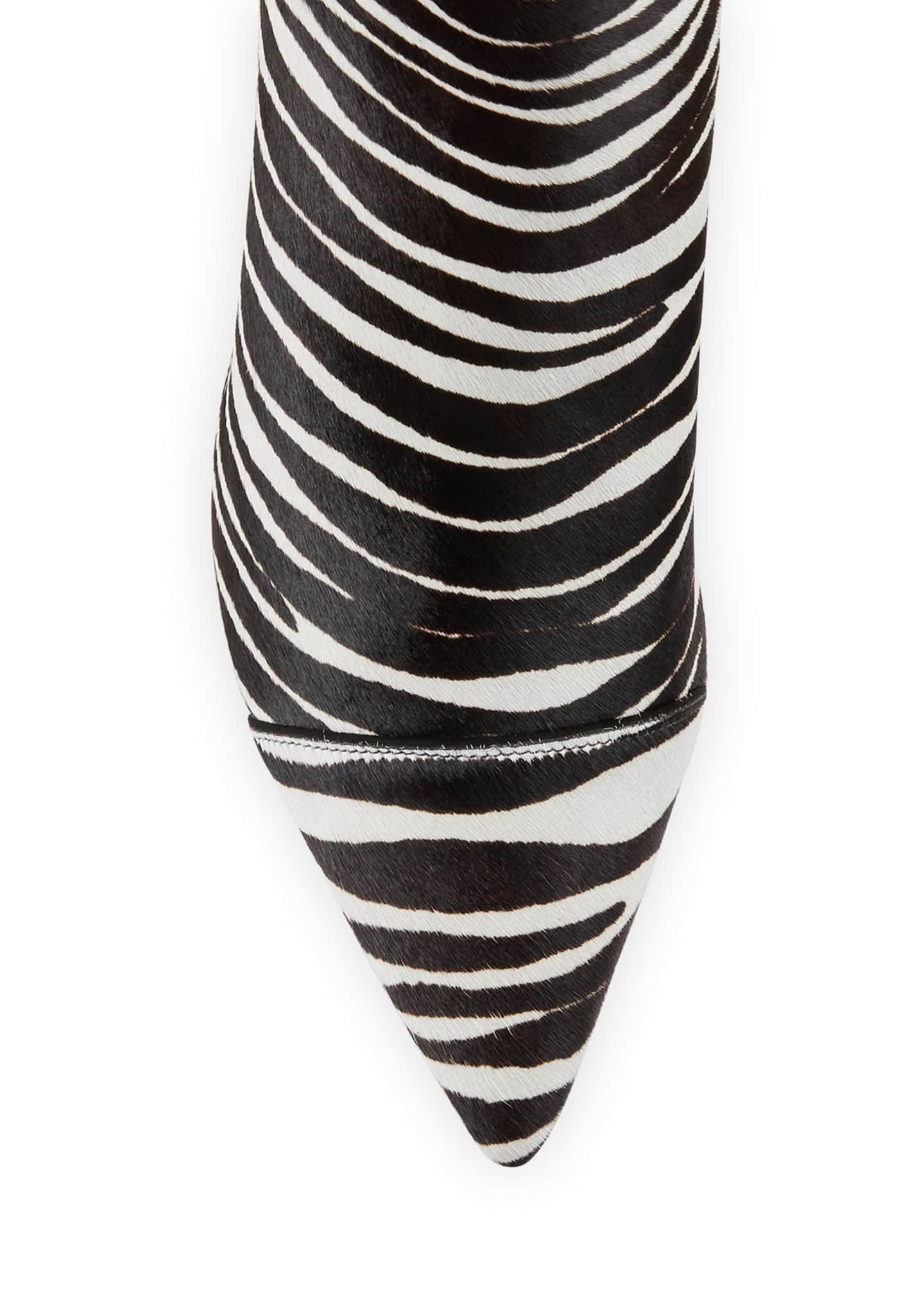 zebra kitten heels