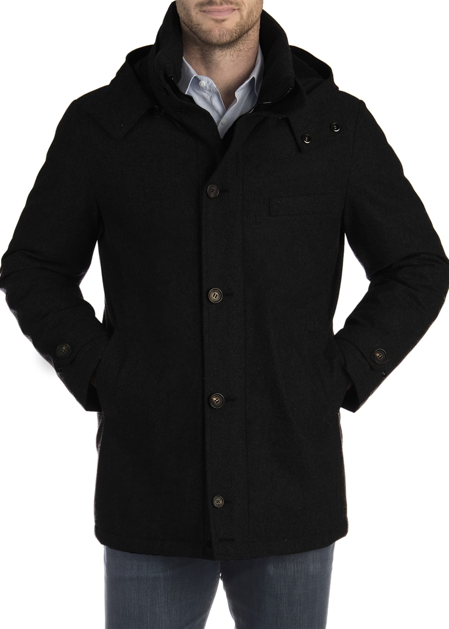 Norwegian Wool Men's City Active Hooded Parka Bergdorf Goodman