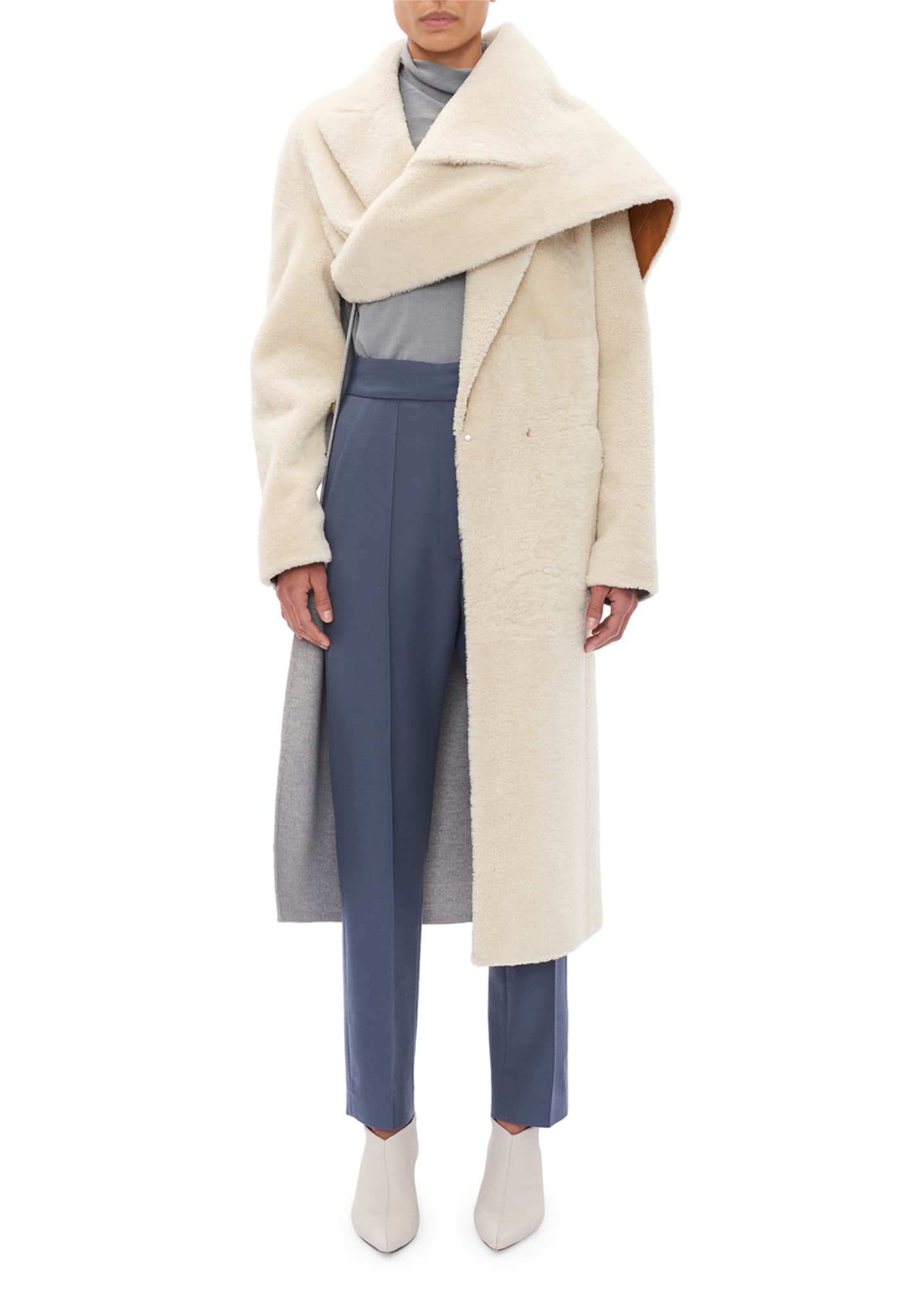 Boon The Shop Lambskin Shearling and Leather Reversible Coat - Bergdorf ...