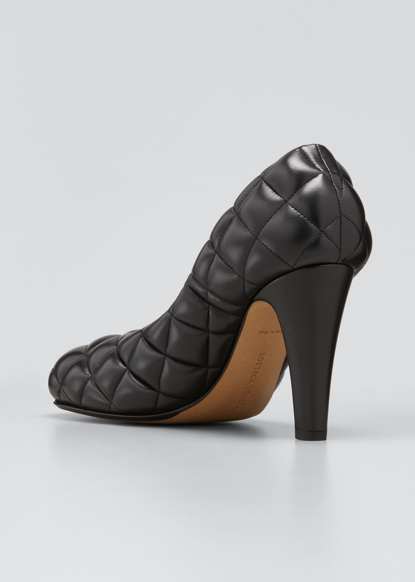 bottega veneta quilted pumps