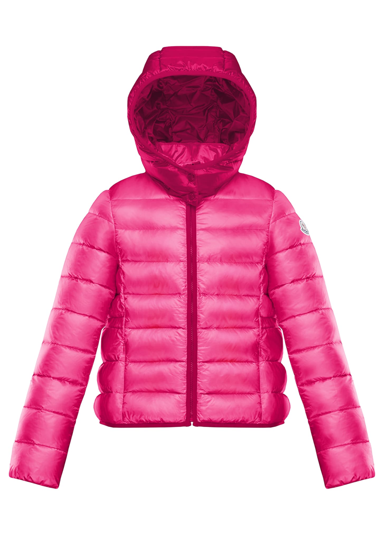 Moncler Amy Long Asymmetric-Front Lightweight Down Quilted Jacket ...