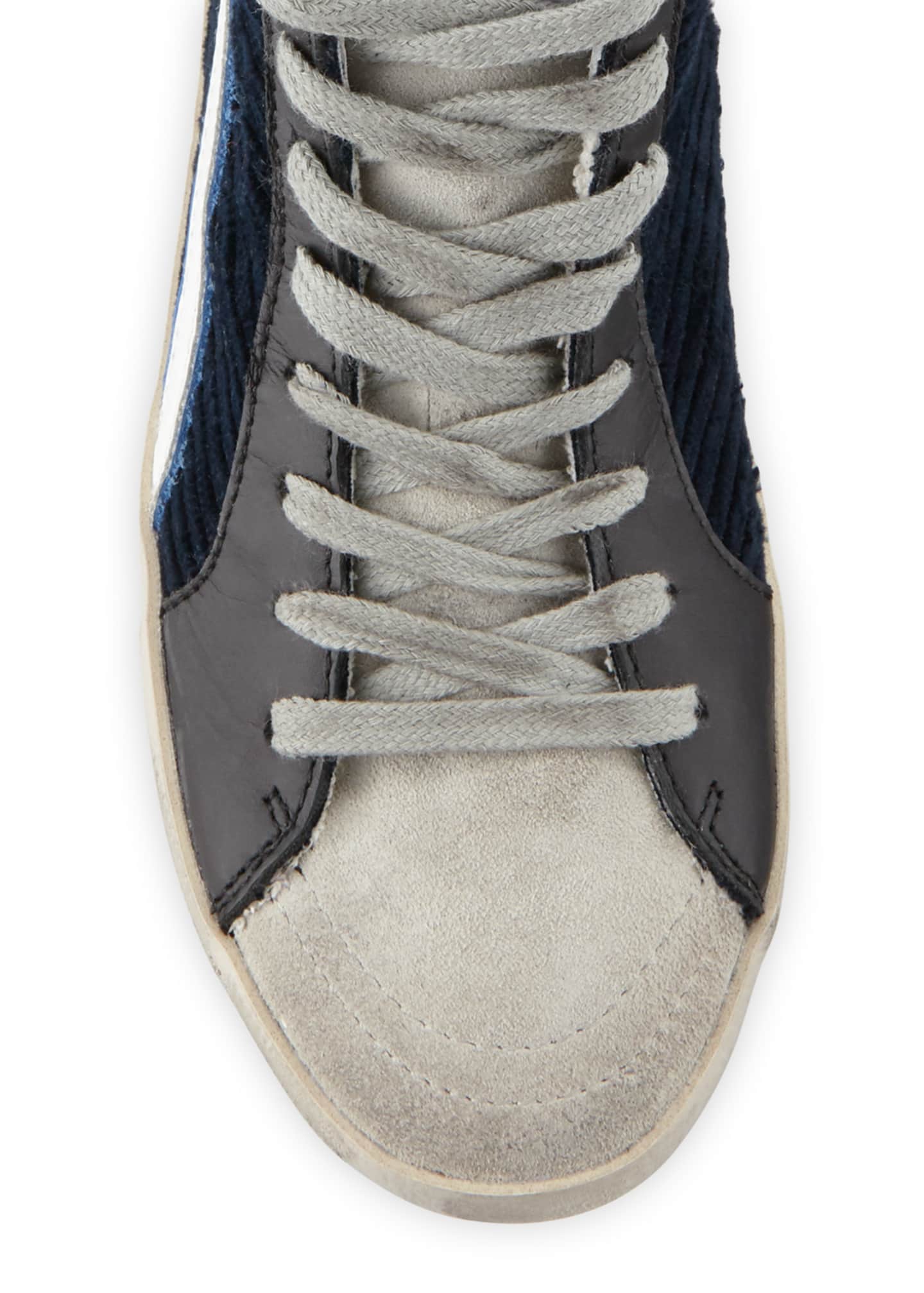 slide on high top sneakers