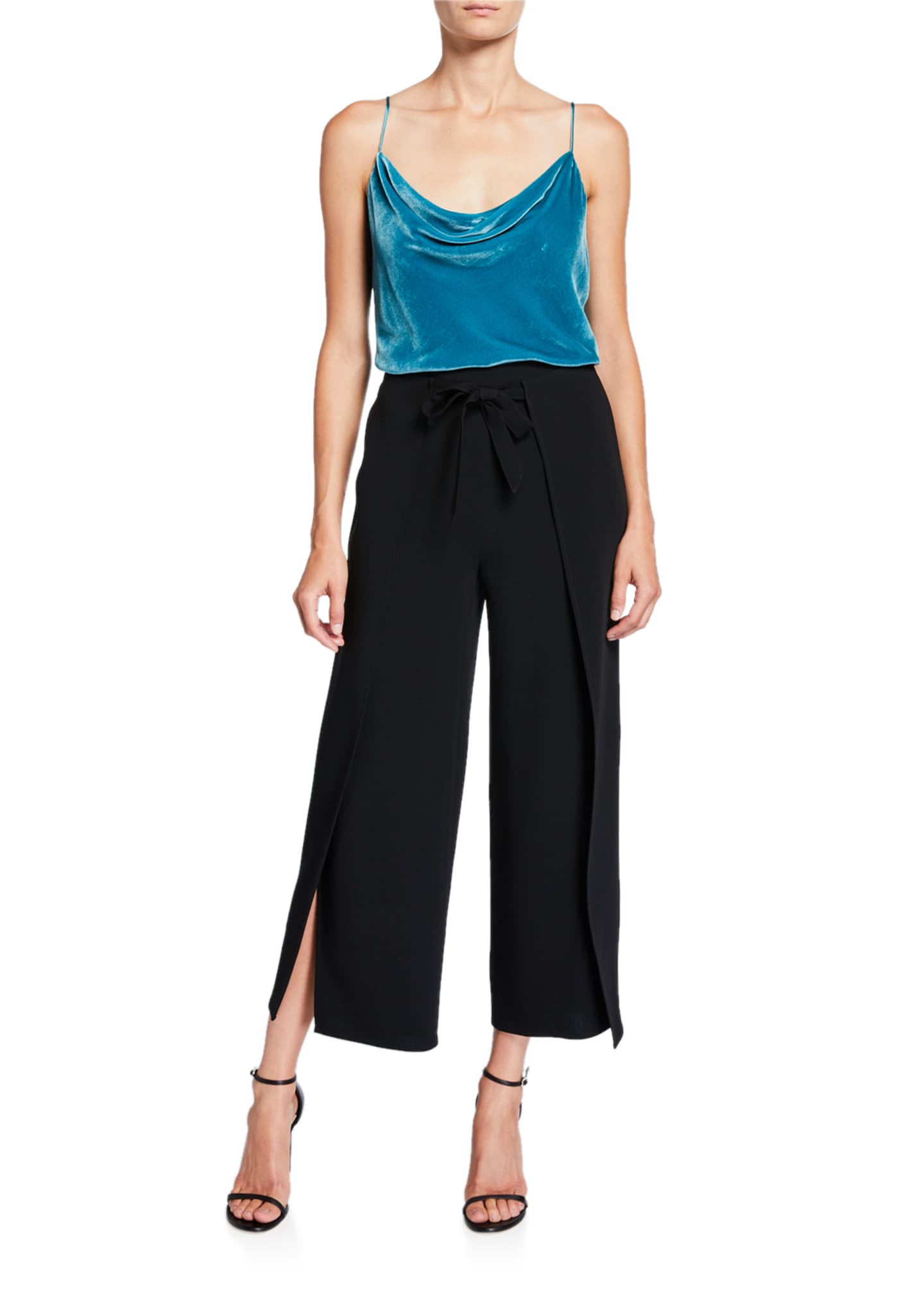 cinq a sept Renata Tie-Front Ankle Pants - Bergdorf Goodman