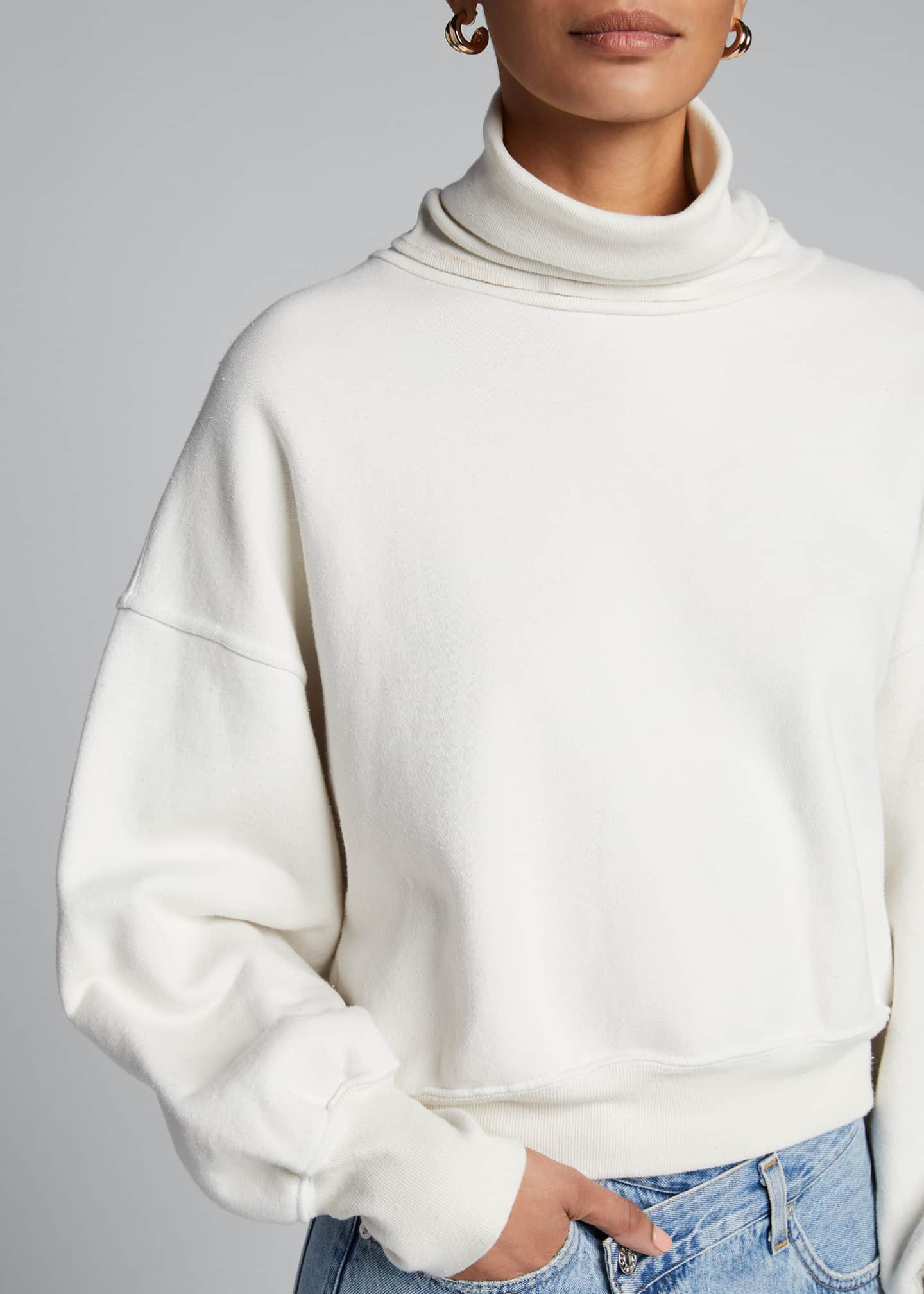 agolde balloon sleeve sweatshirt