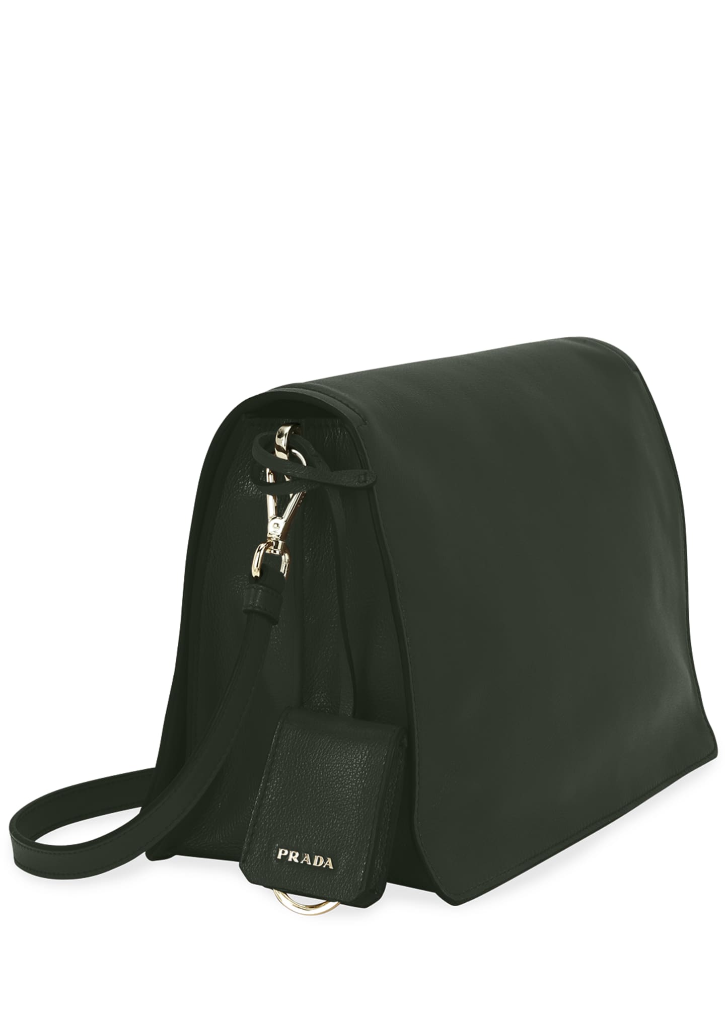 Prada Glace Calf Soft Messenger Crossbody Bag Bergdorf Goodman